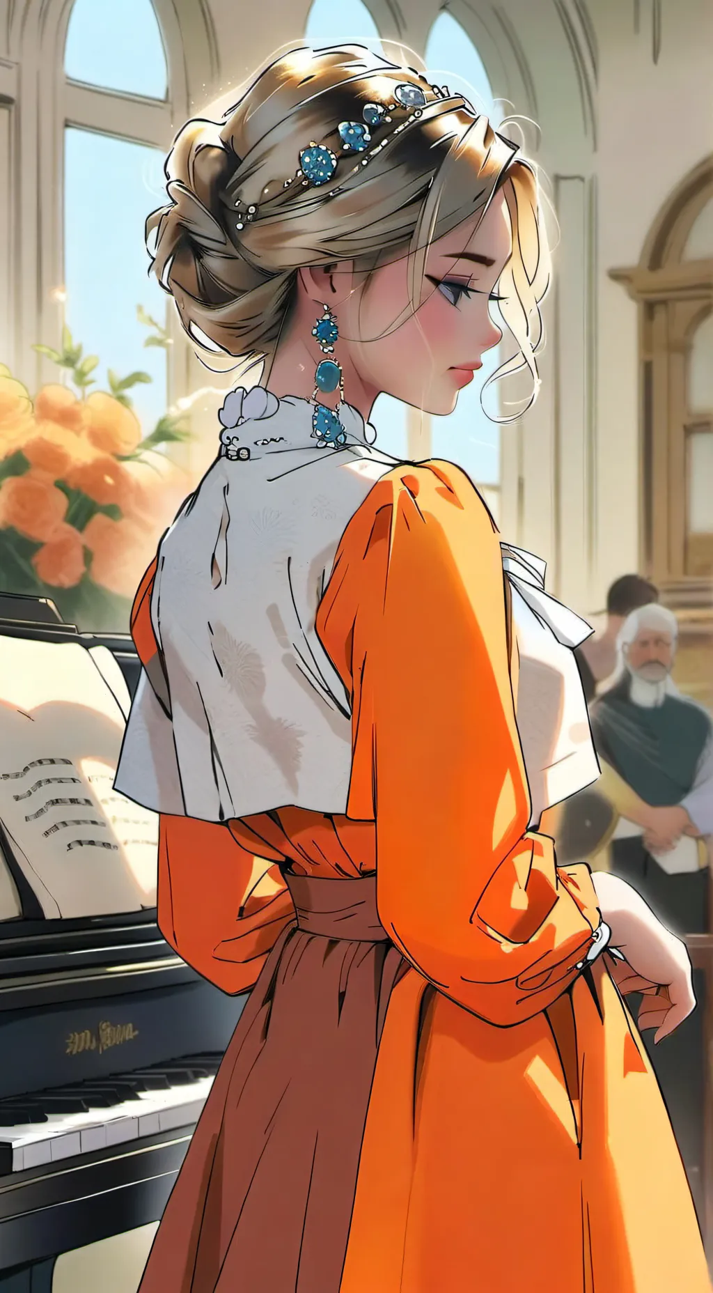 ai character: Serenity background