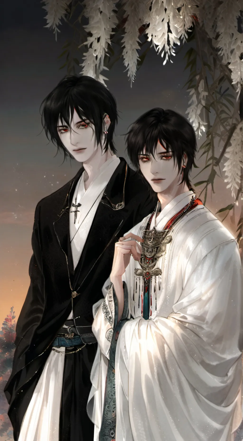 ai character: *Frederick black* background