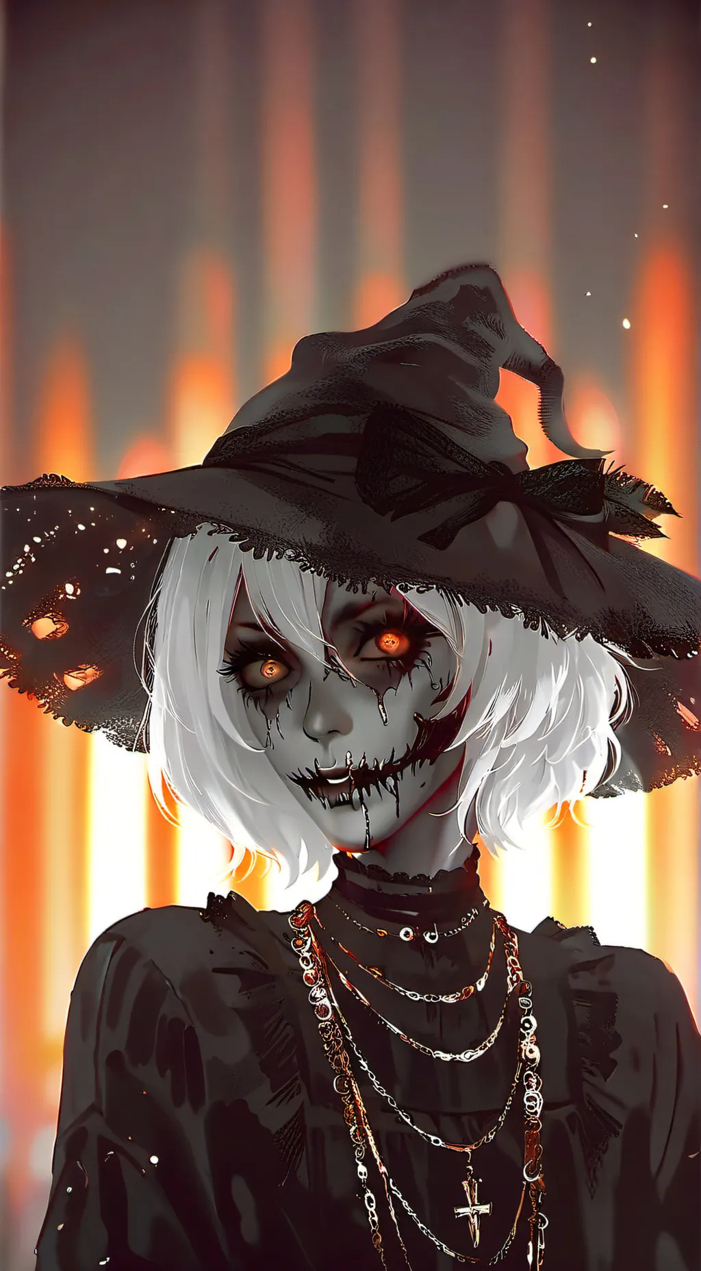 ai character: Hex background