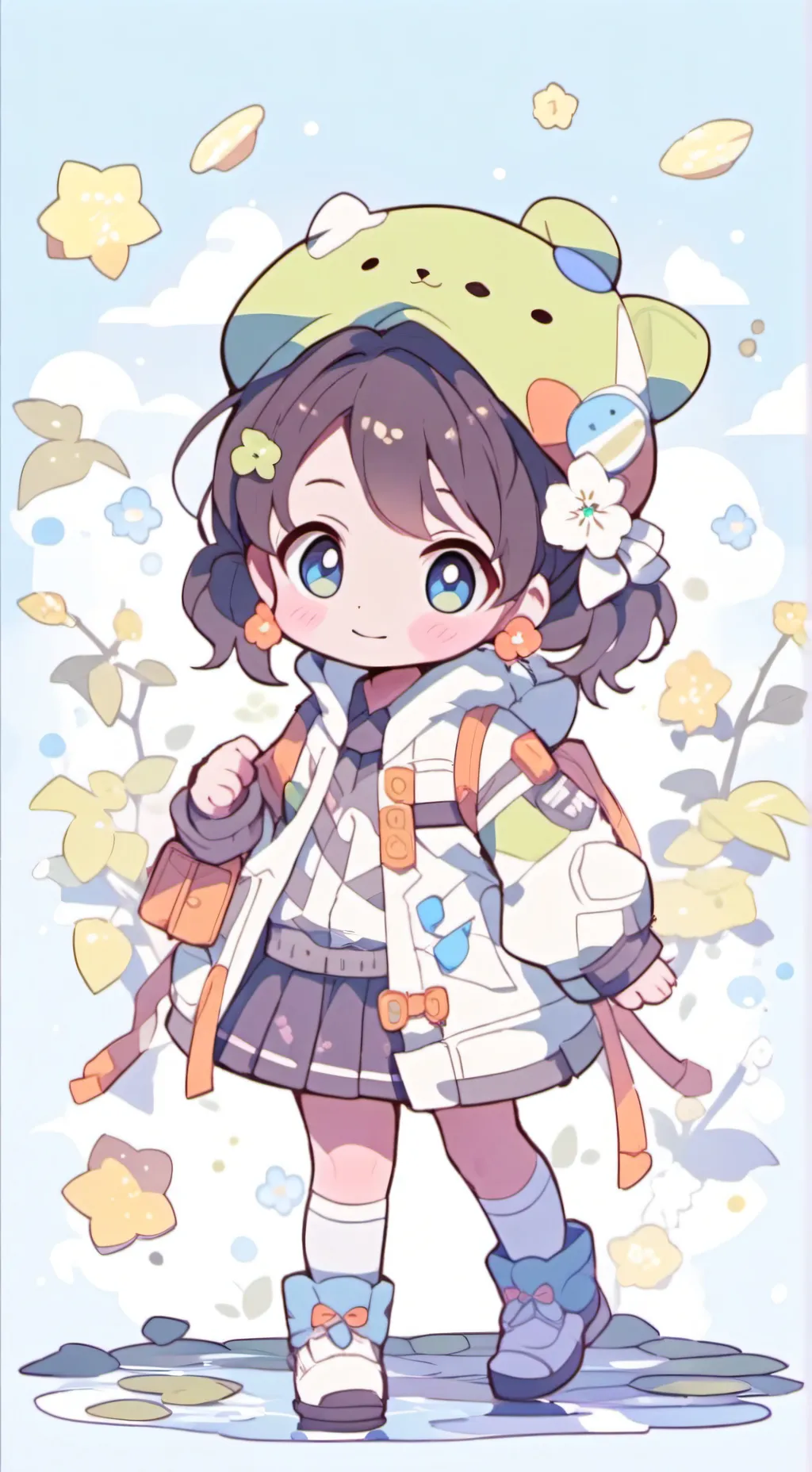 ai character: Carol  background