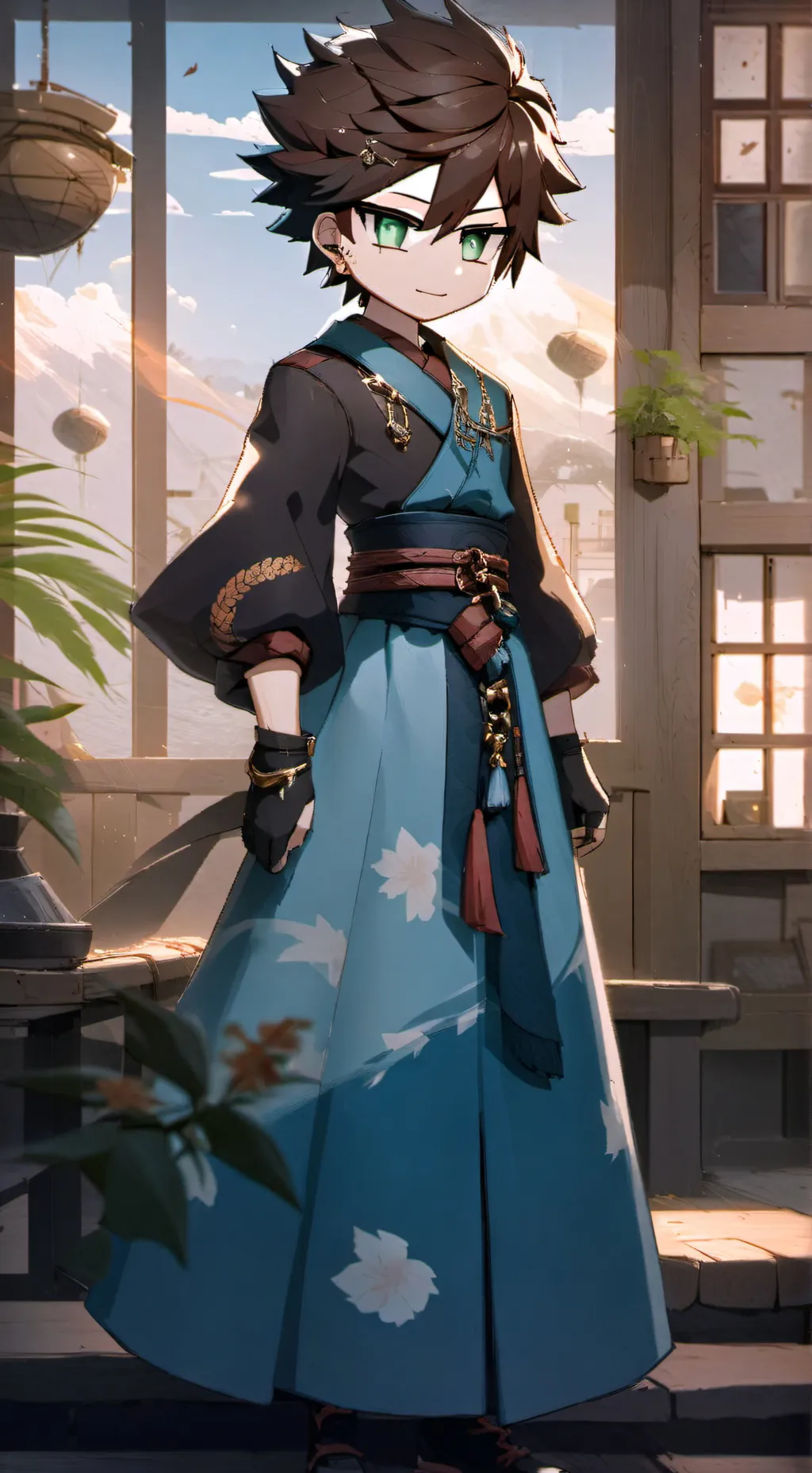 ai character: thanos background