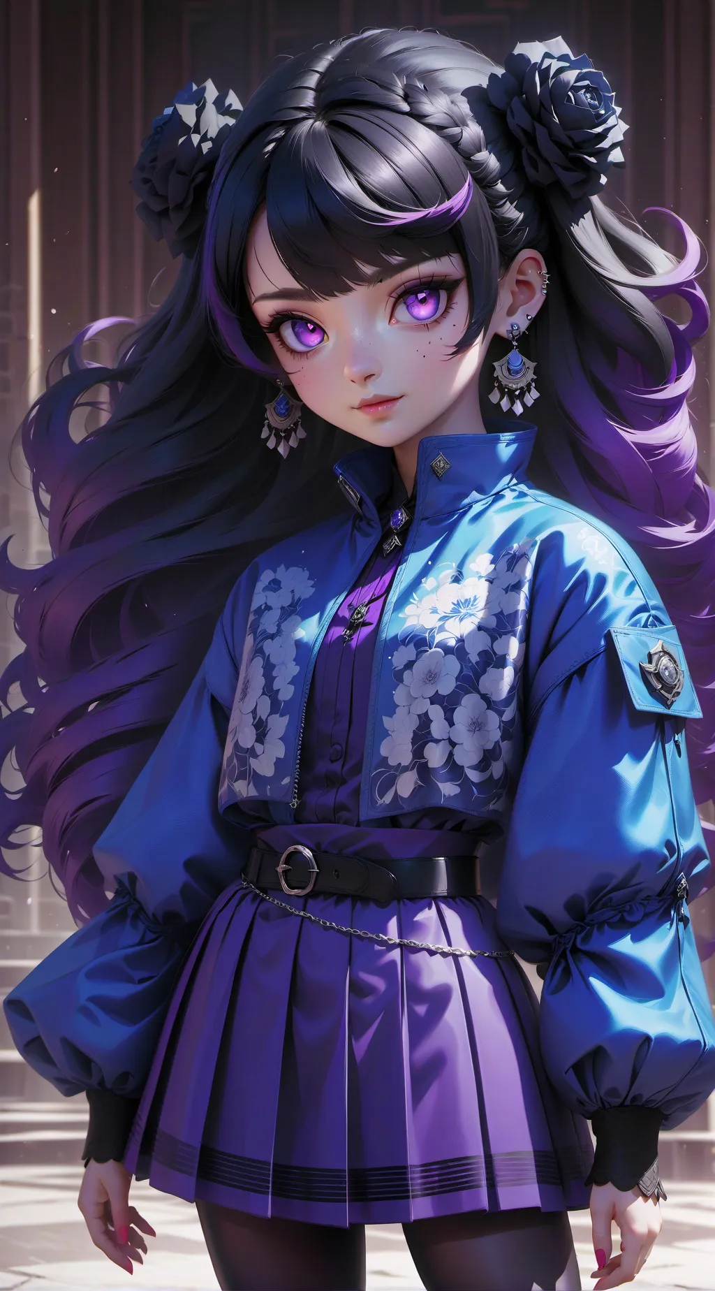ai character: Tú  amiga background
