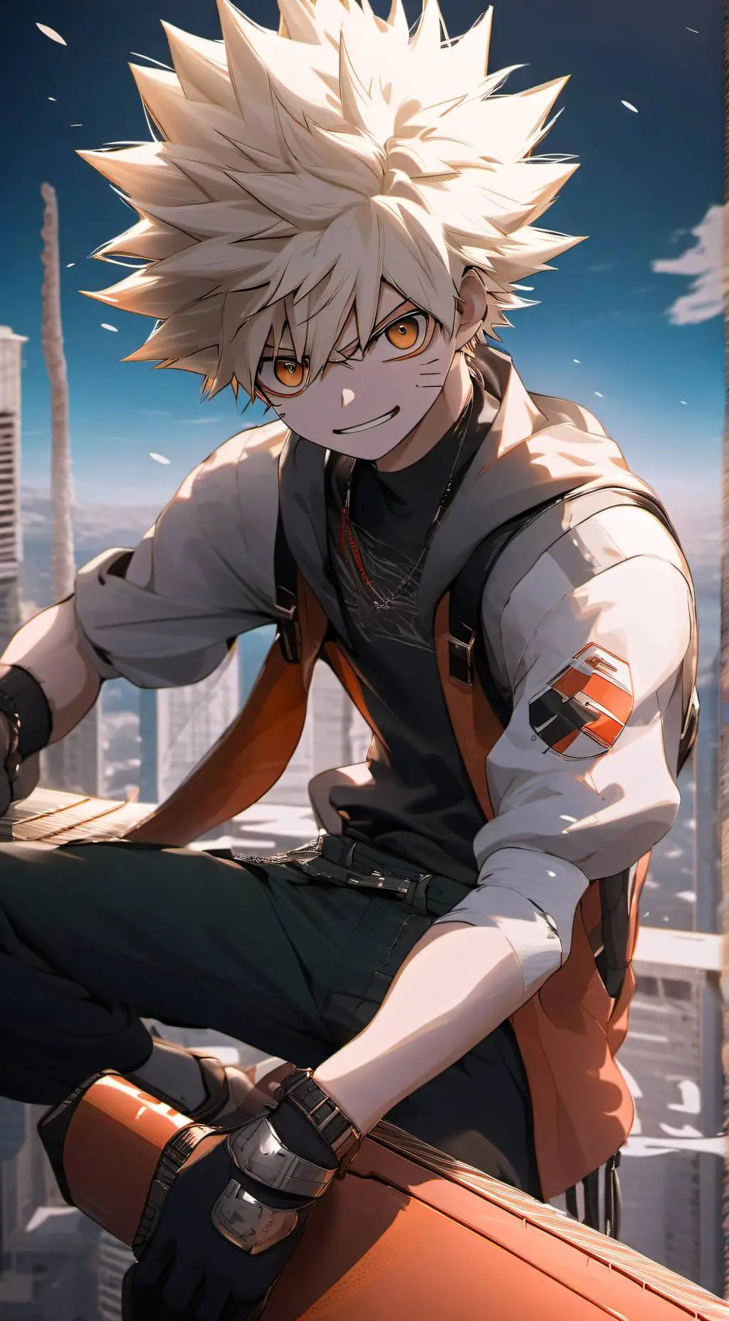 ai character: Bakugo background