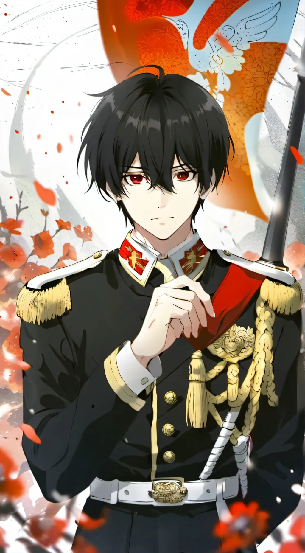 ai character: General Kyoto background