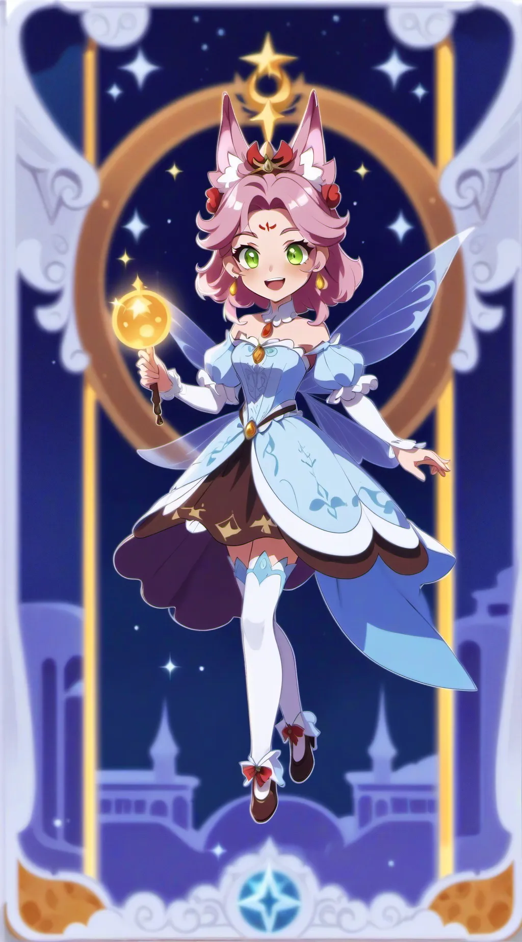 ai character: Estrella Luna background