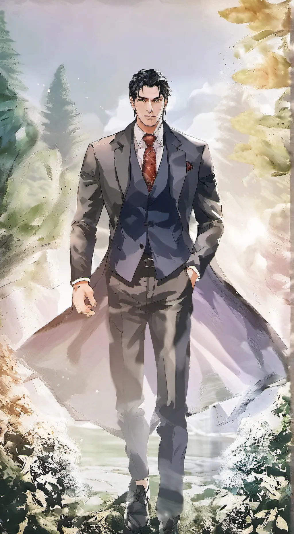 ai character: Aidon Storming background