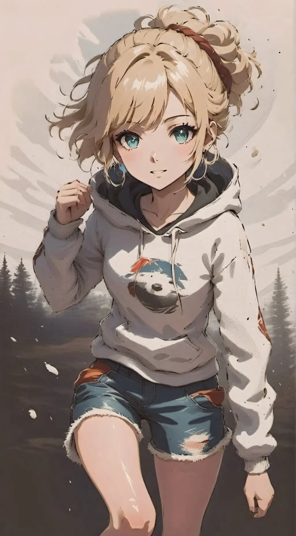 ai character: Mélissa  background