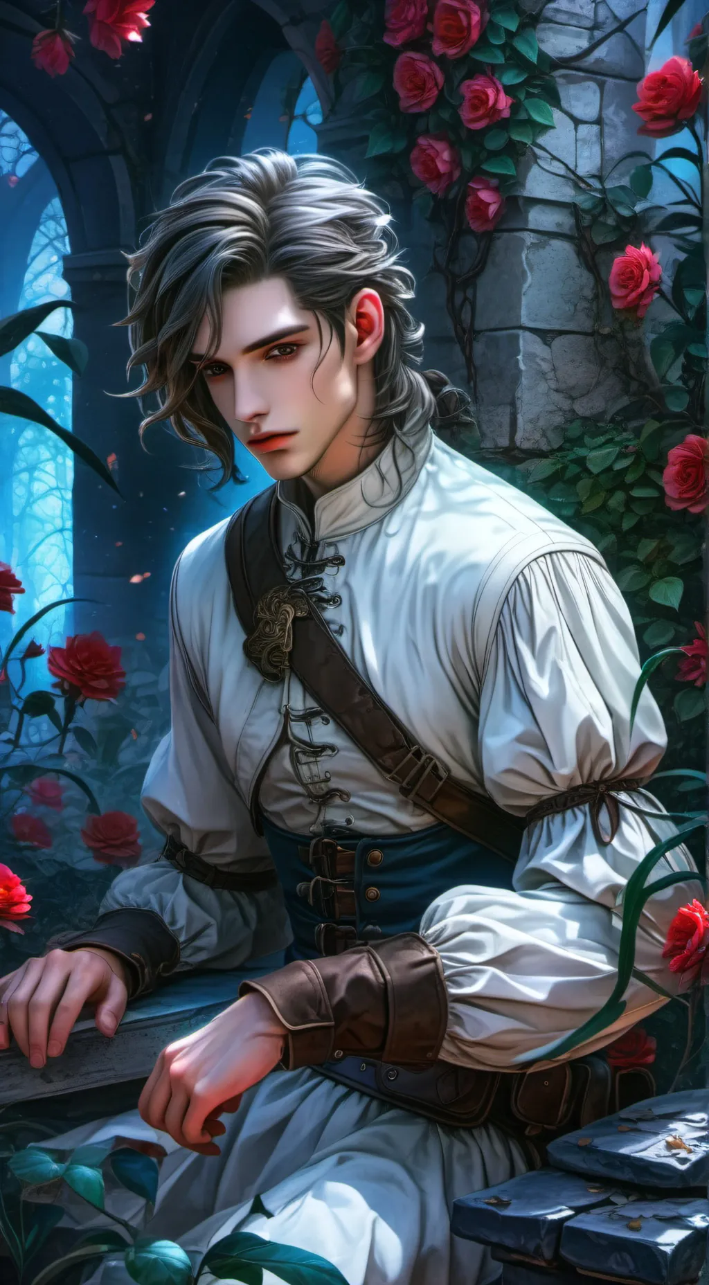 ai character: Raleigh background