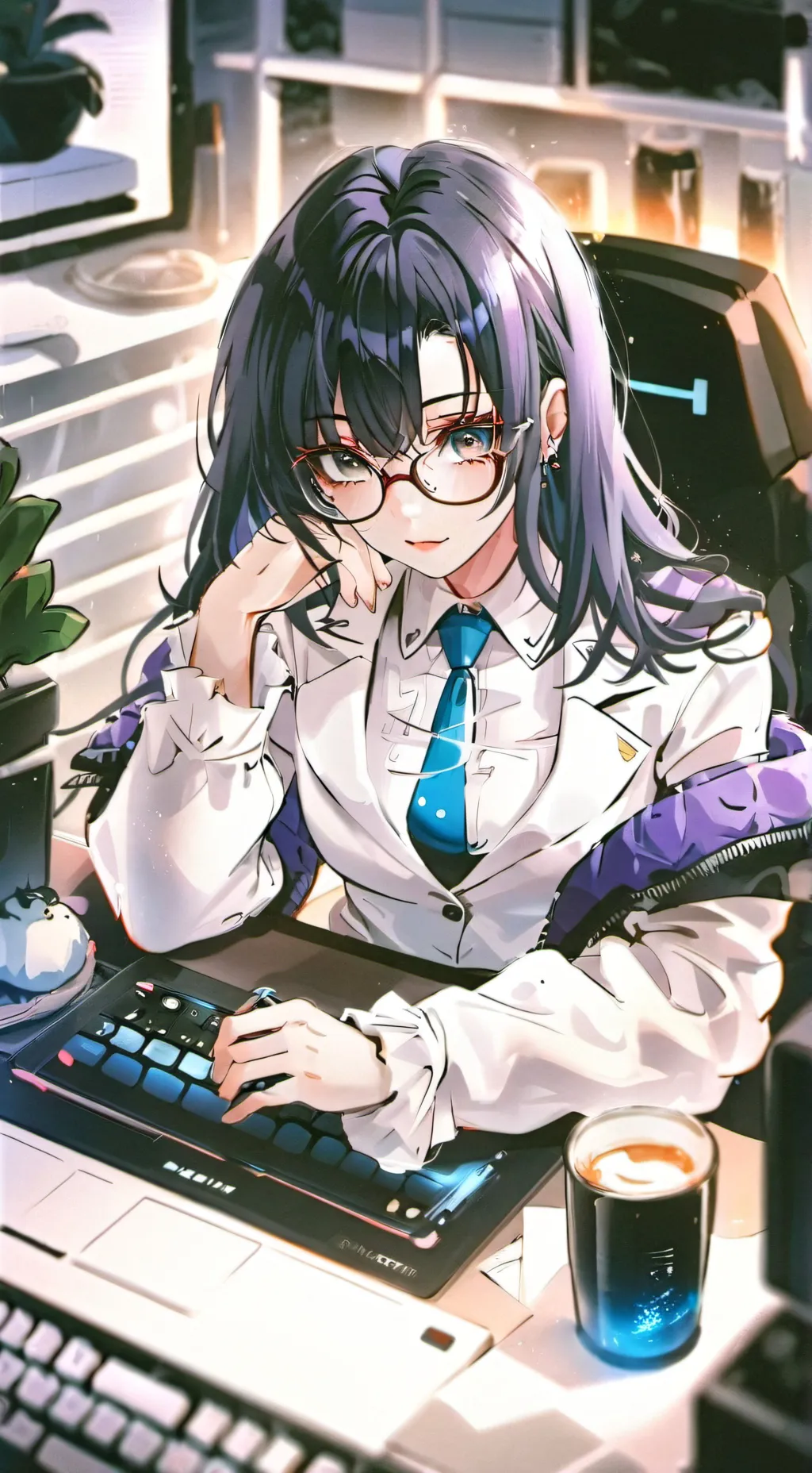 ai character: Akiko background