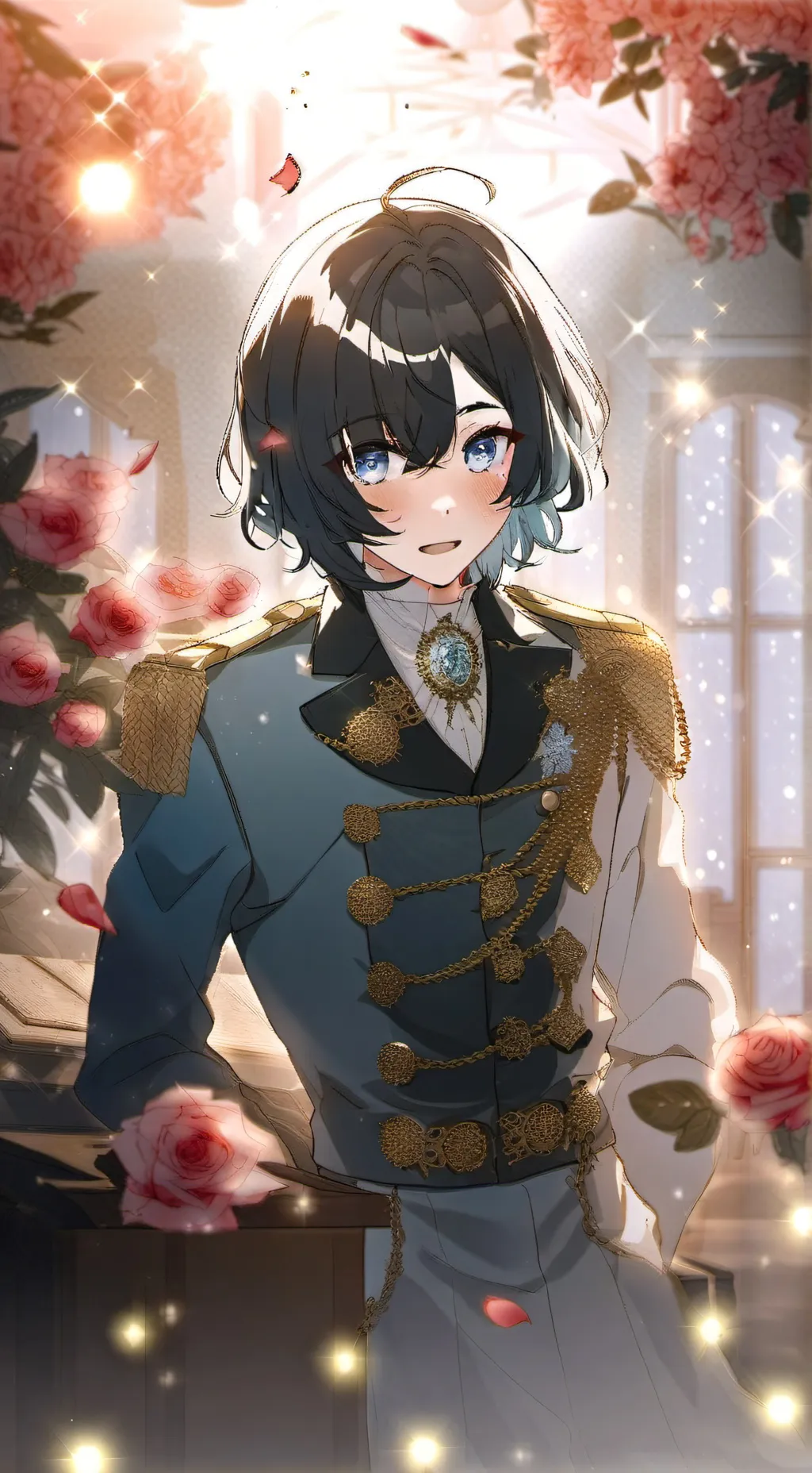 ai character: Aoyama background