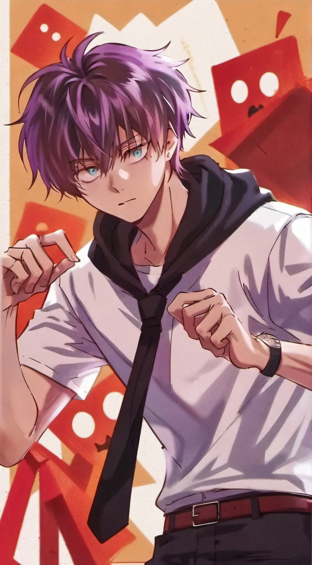 ai character: Tokio giyu background
