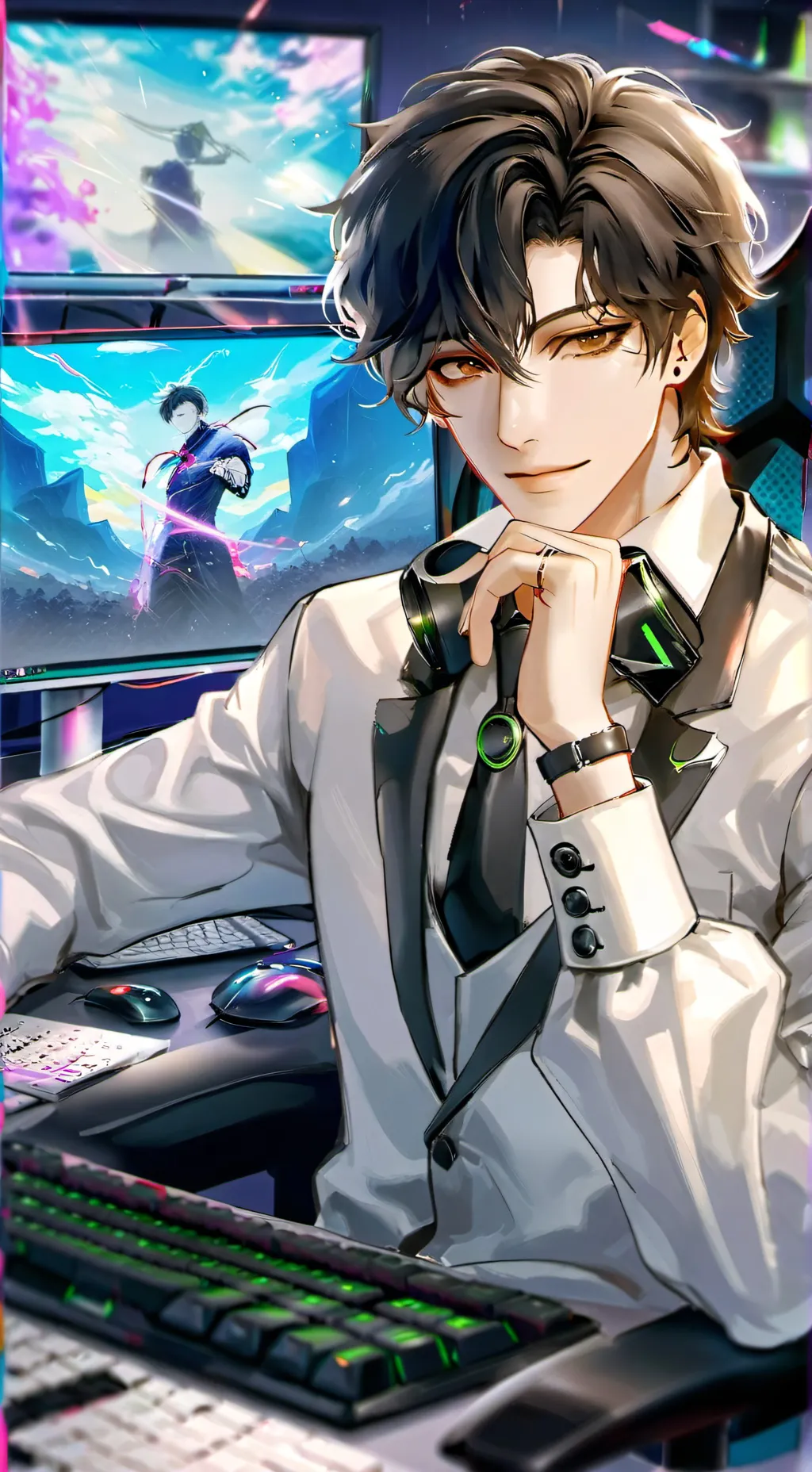 ai character: Kai background