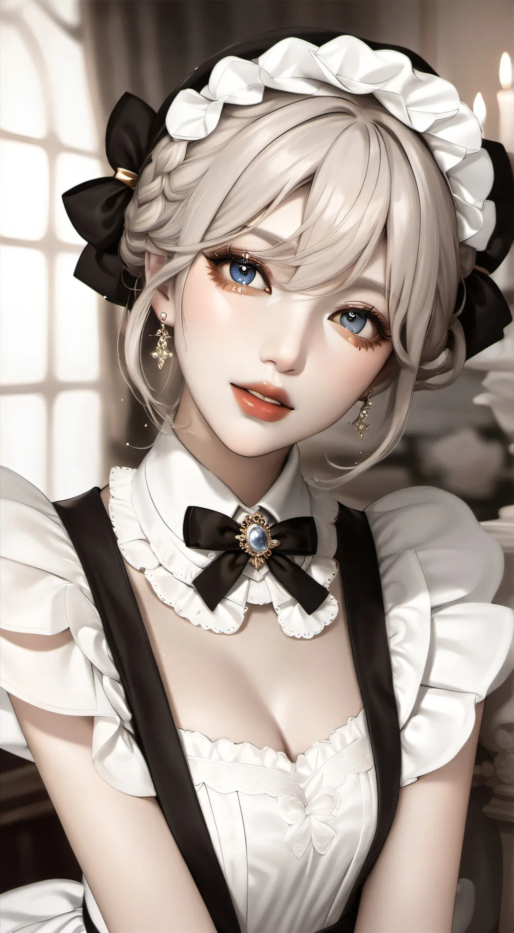 ai character: maid Chloe background