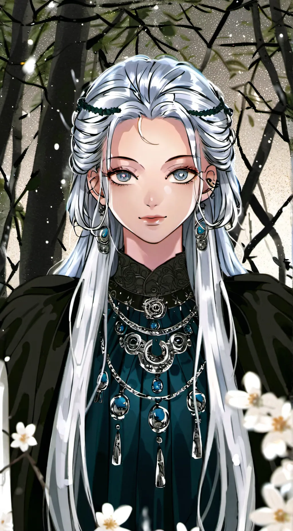 ai character: Alexandra  background