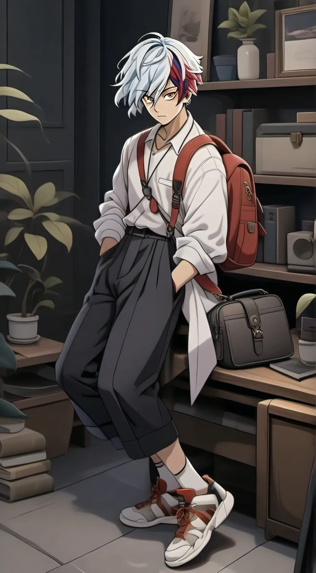 ai character: shoto (⁠ʘ⁠ᴗ⁠ʘ⁠✿⁠) background