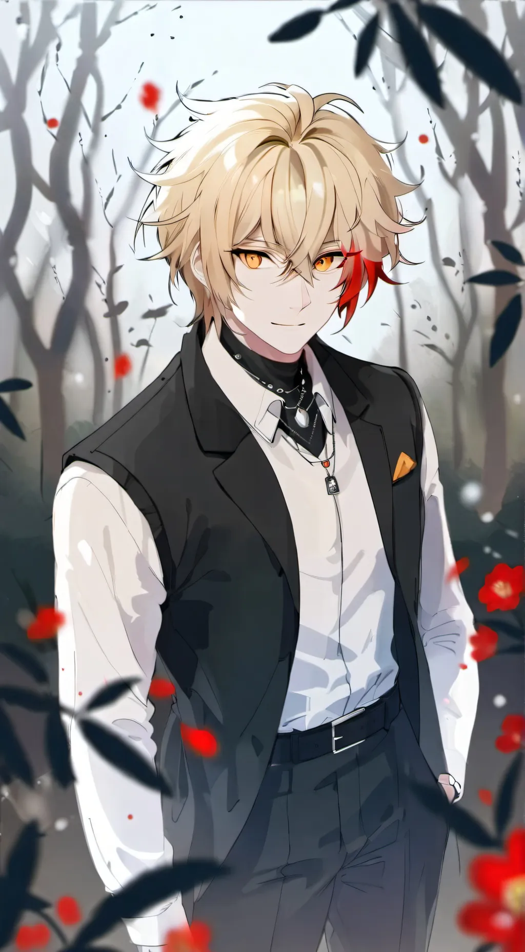 ai character: Radioapple siren  background