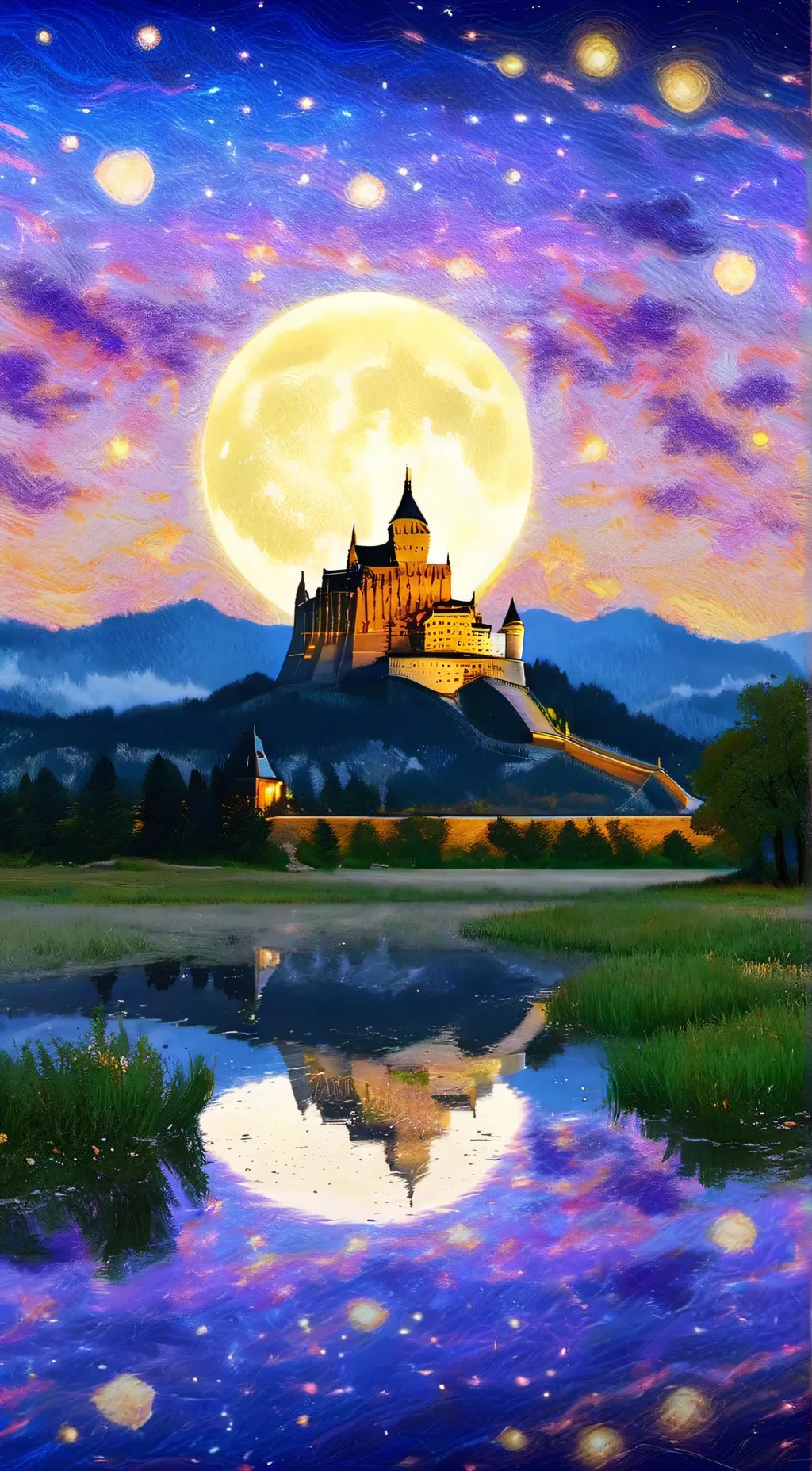 ai character: Hogwarts background