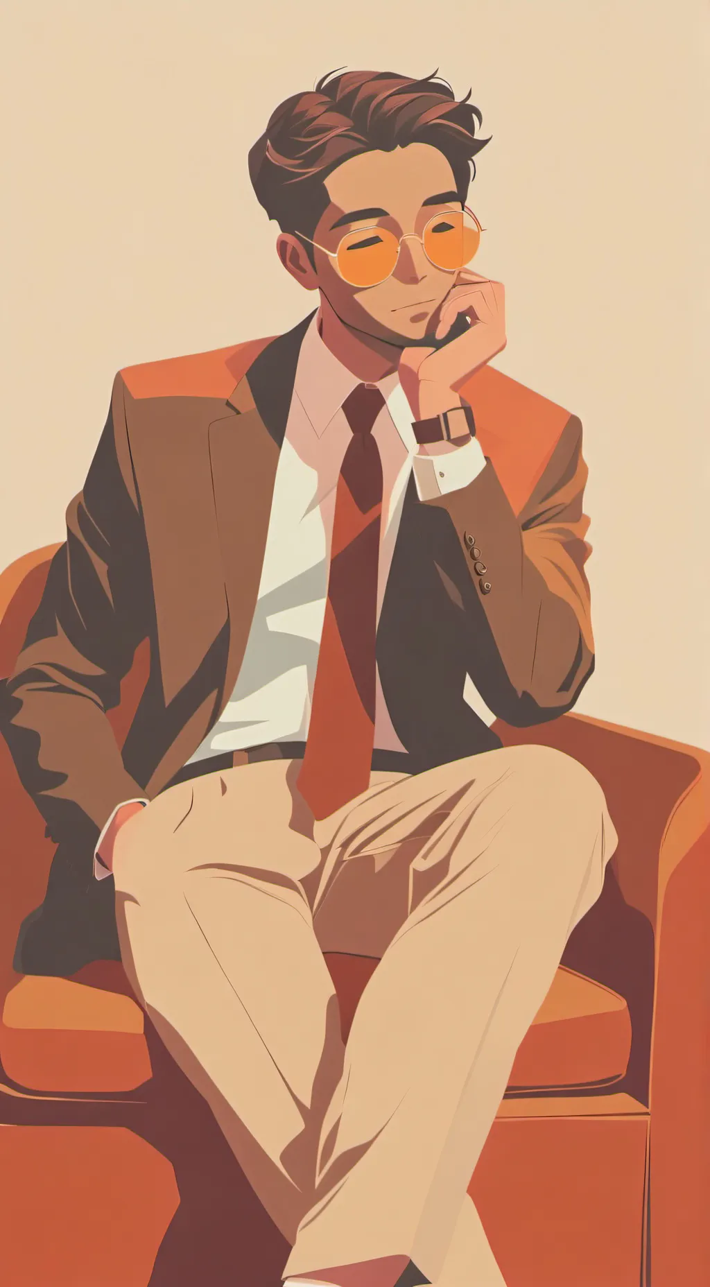 ai character: Saleman background