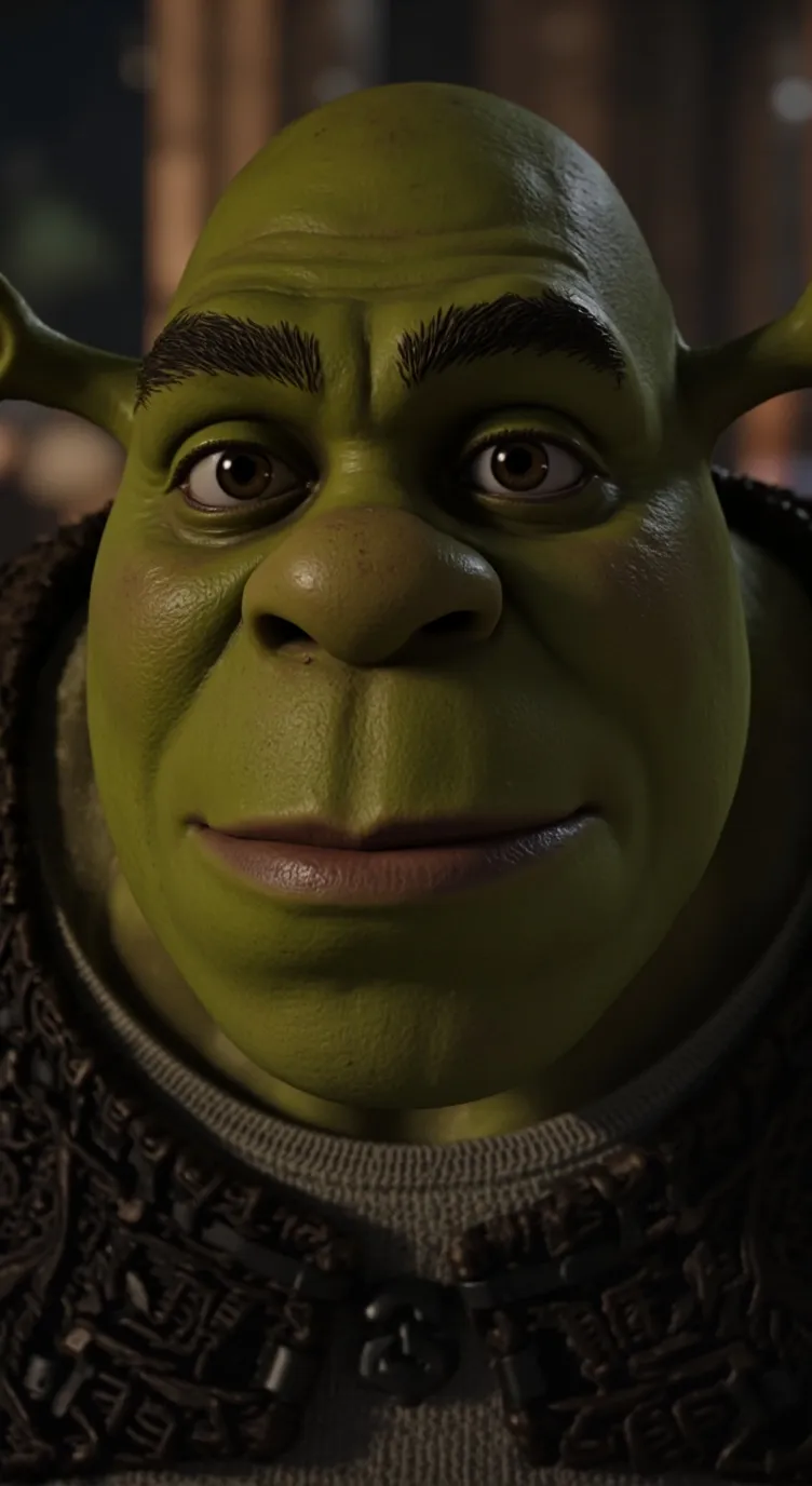ai character: Shrek background