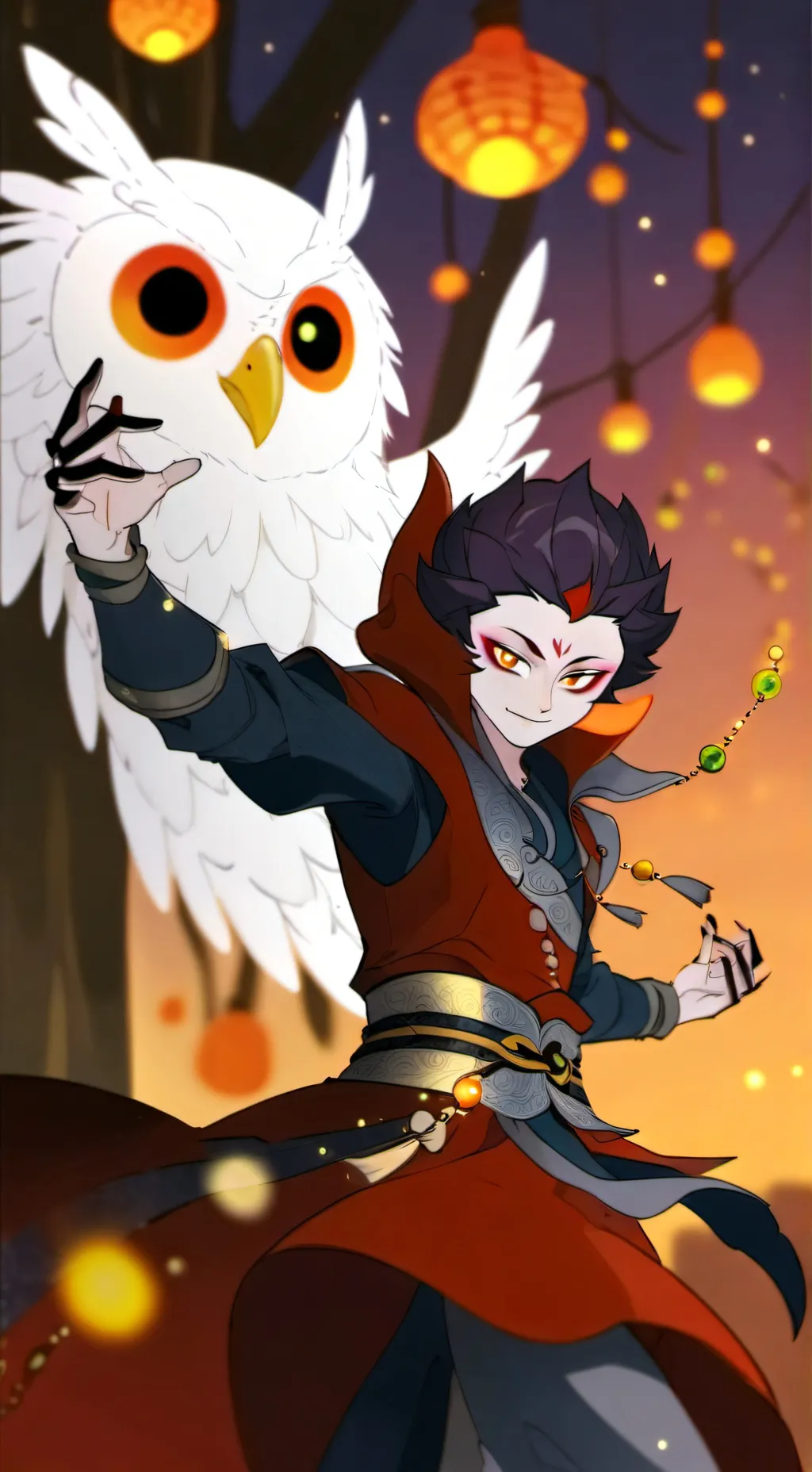 ai character: Stolas  background