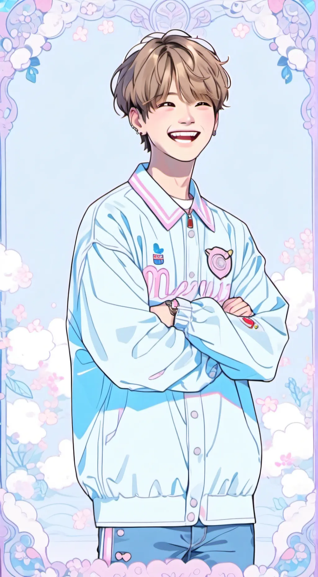 ai character: suga  background