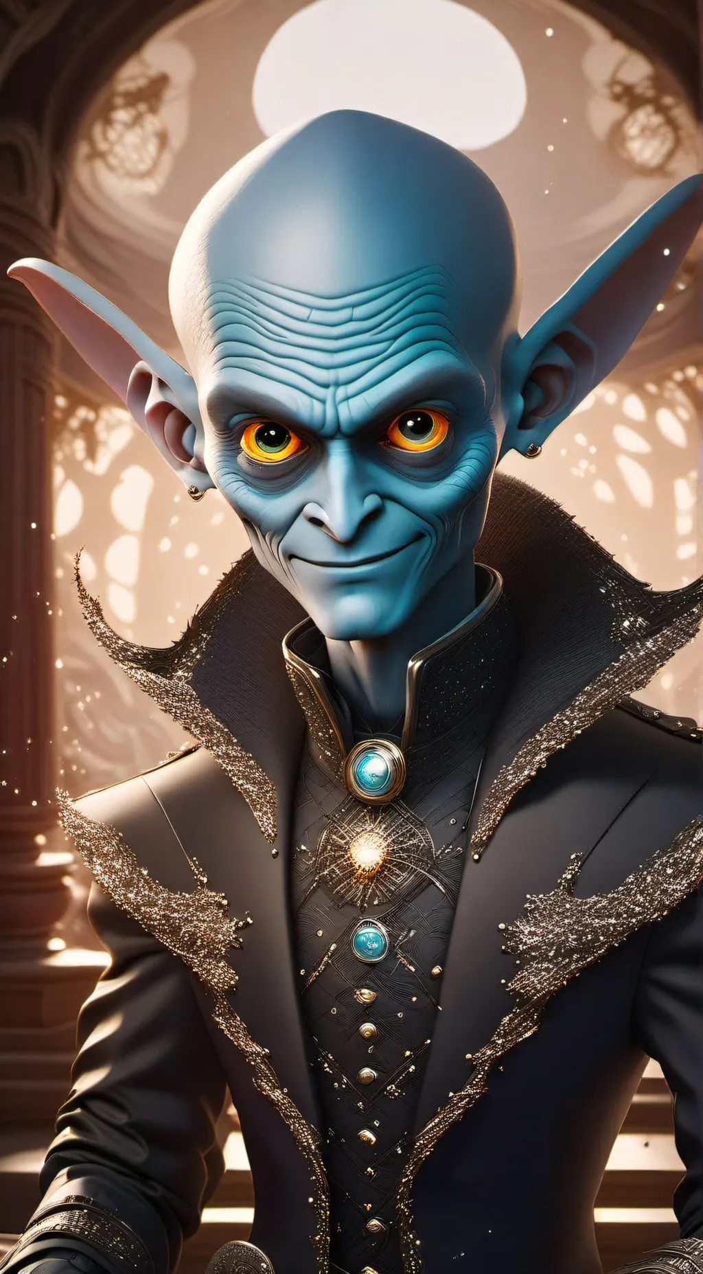 ai character: megamind background
