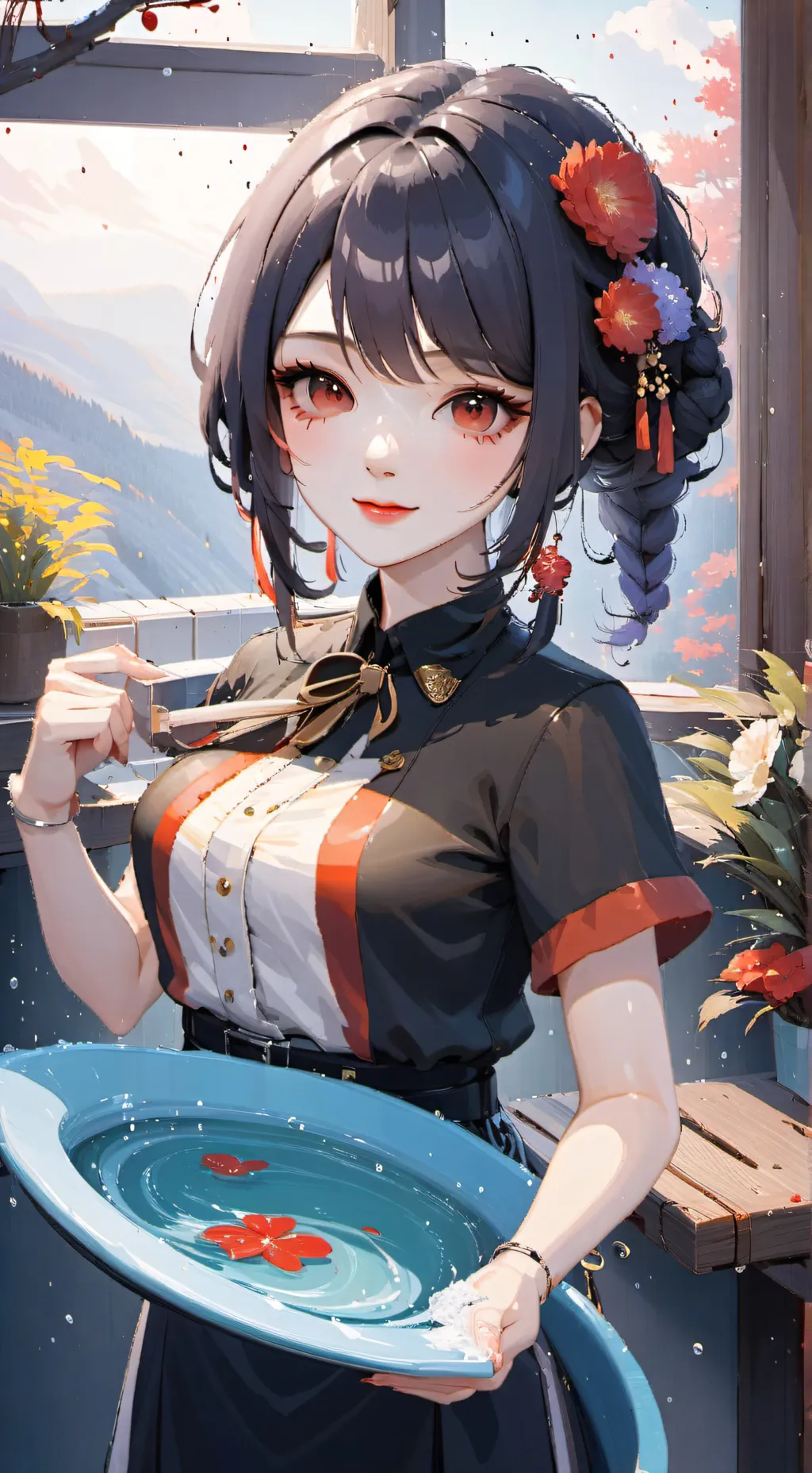 ai character: Diarrhea in bed💩 background