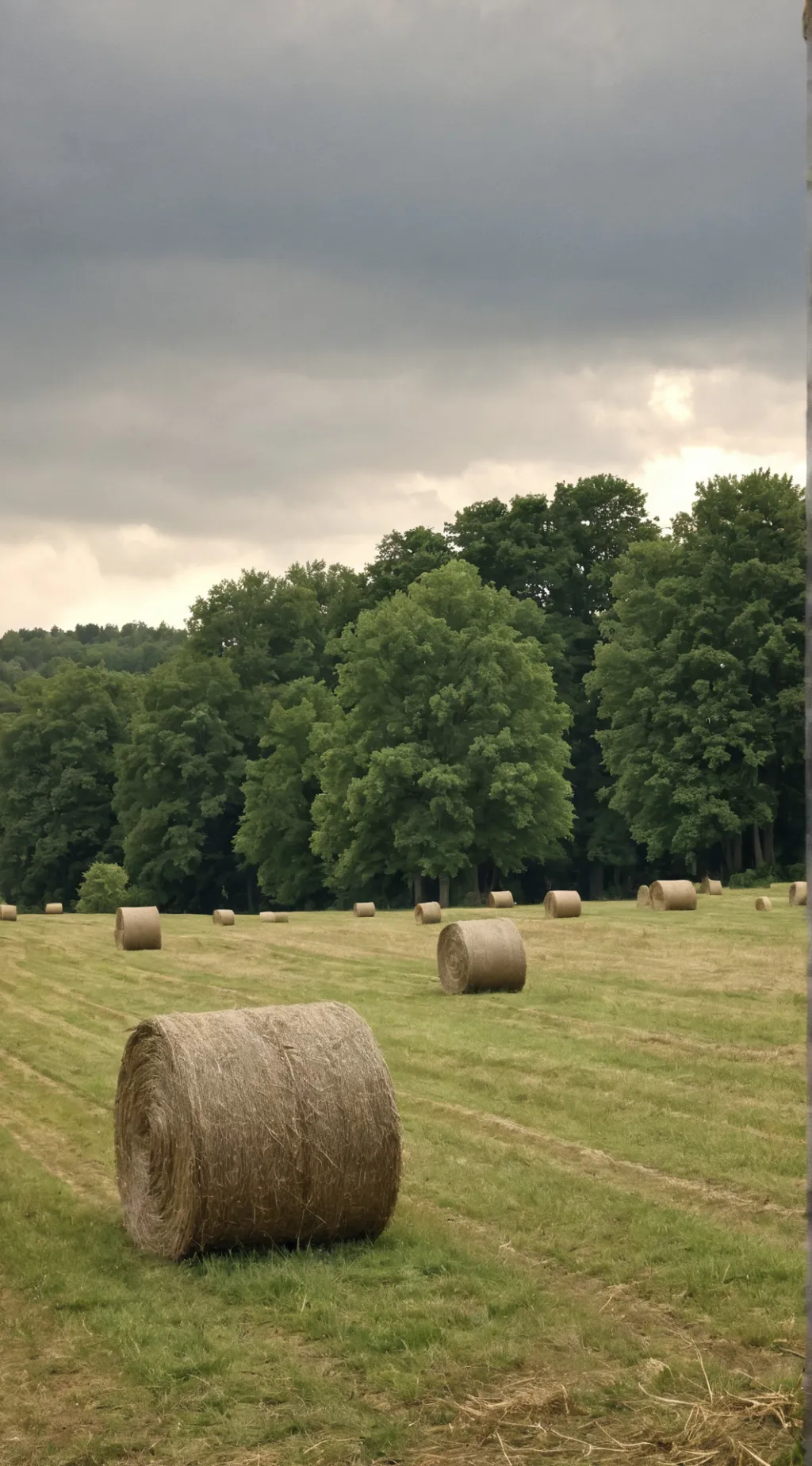 ai character: Hayfields background