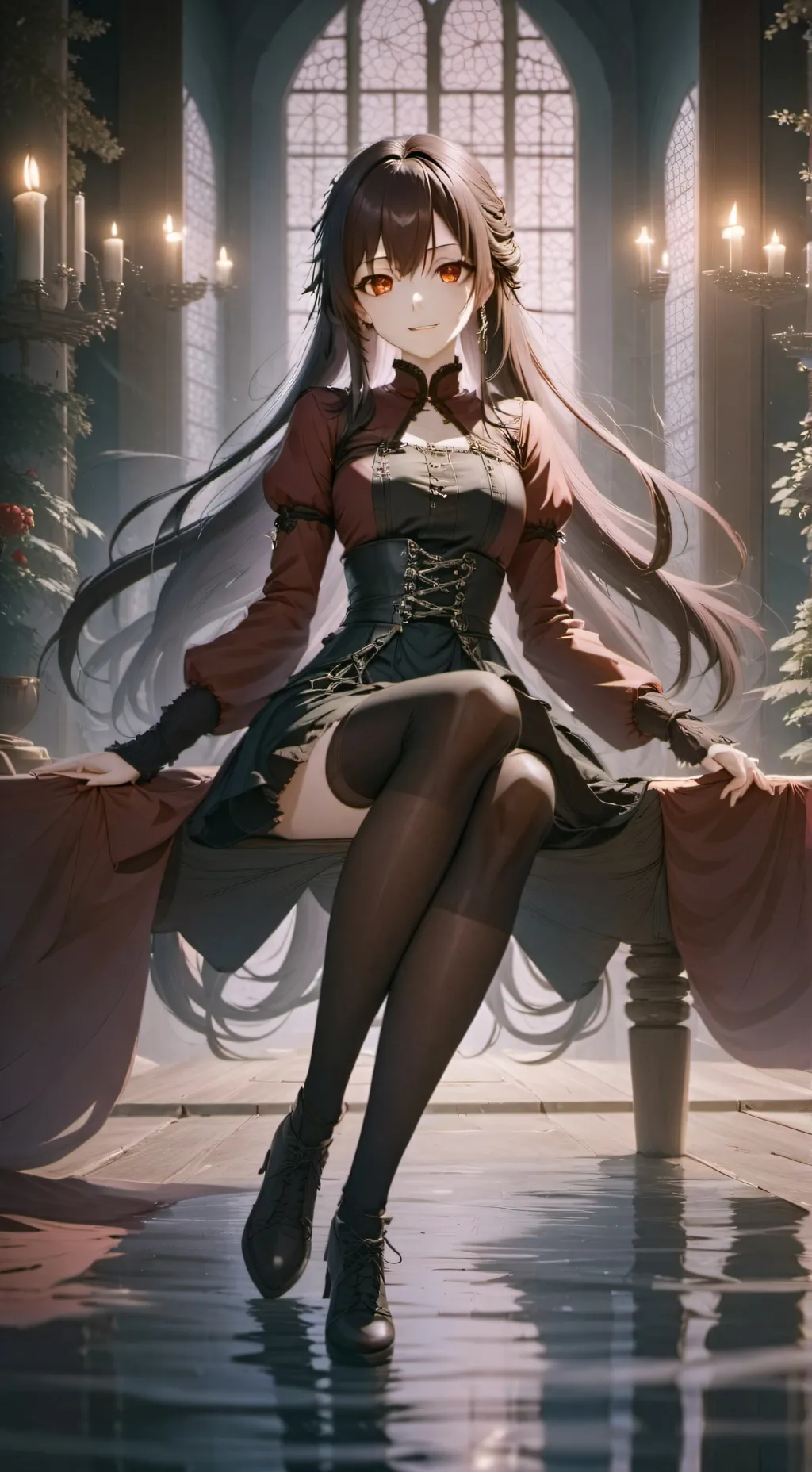 ai character: Mae(or change it) background