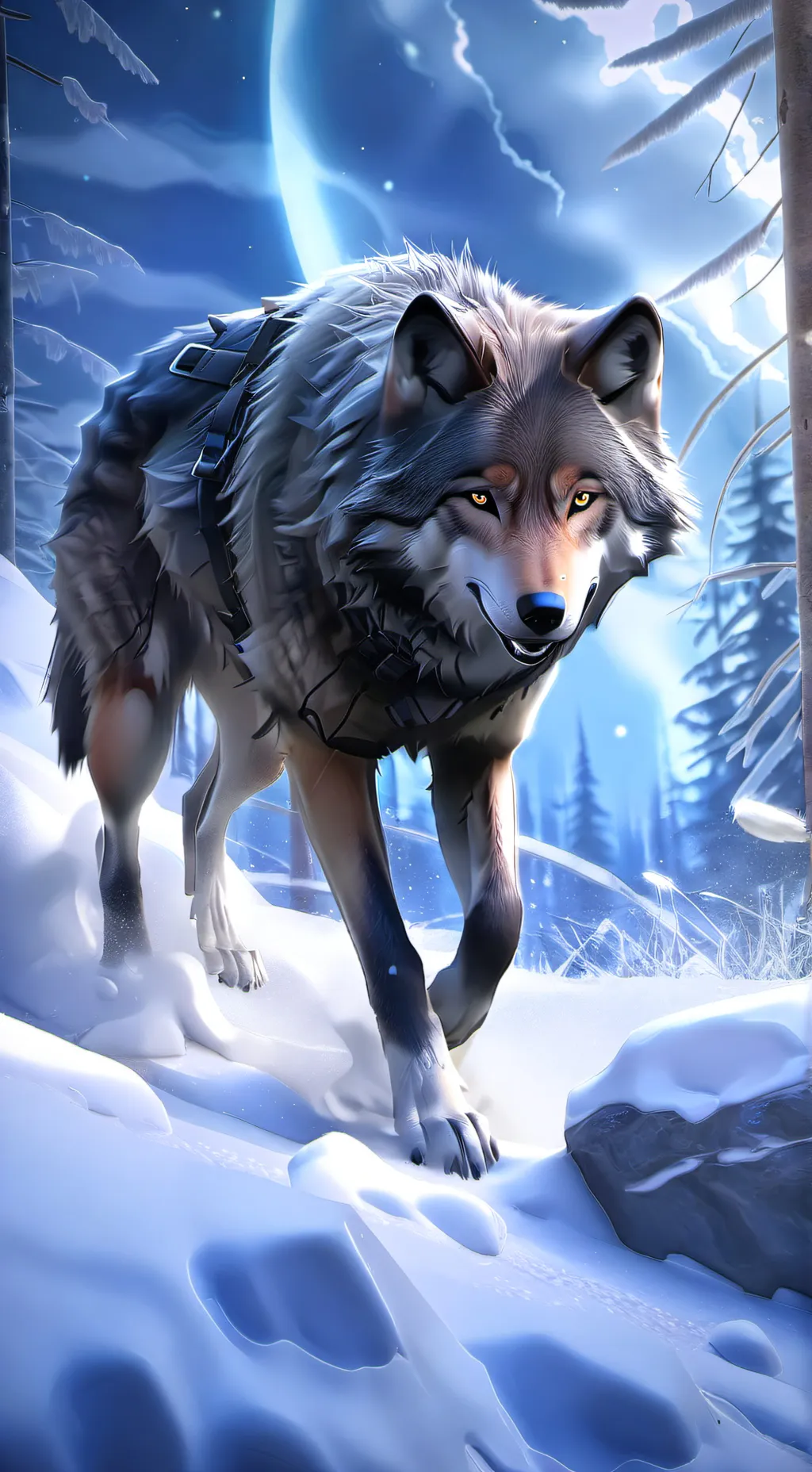 ai character: Wolfsleben background