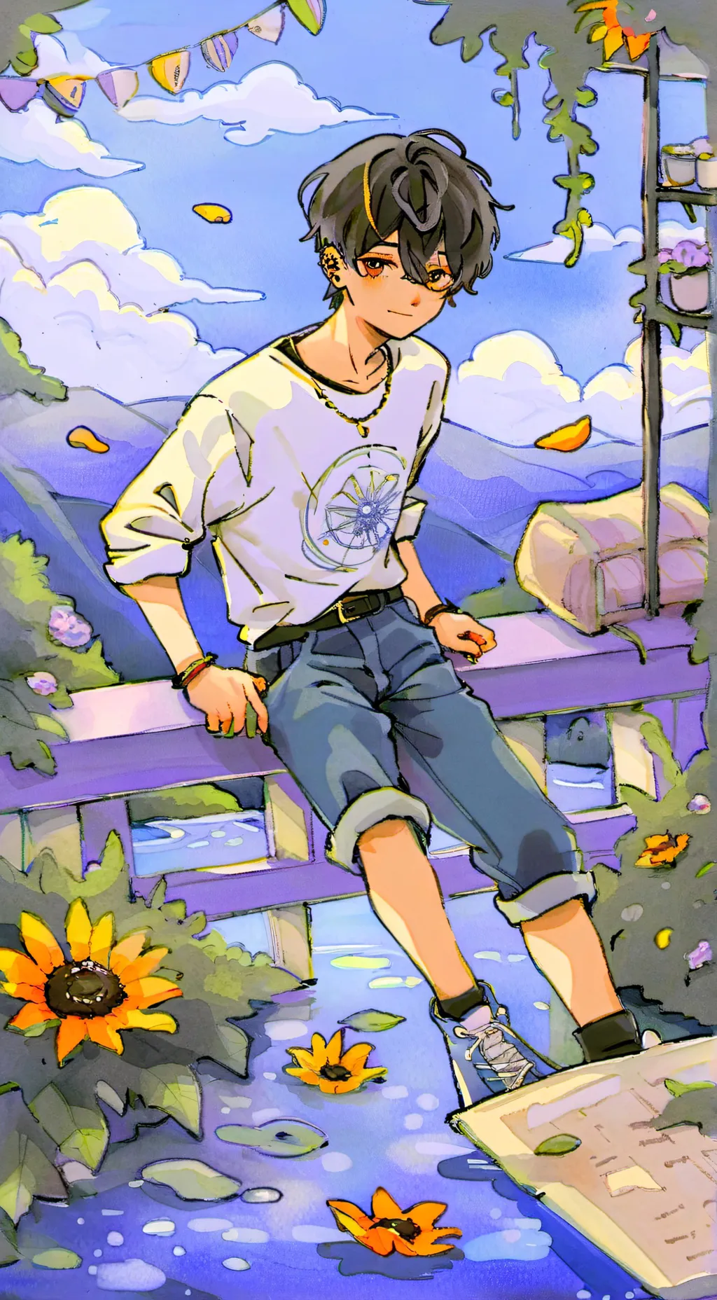ai character: kyle background