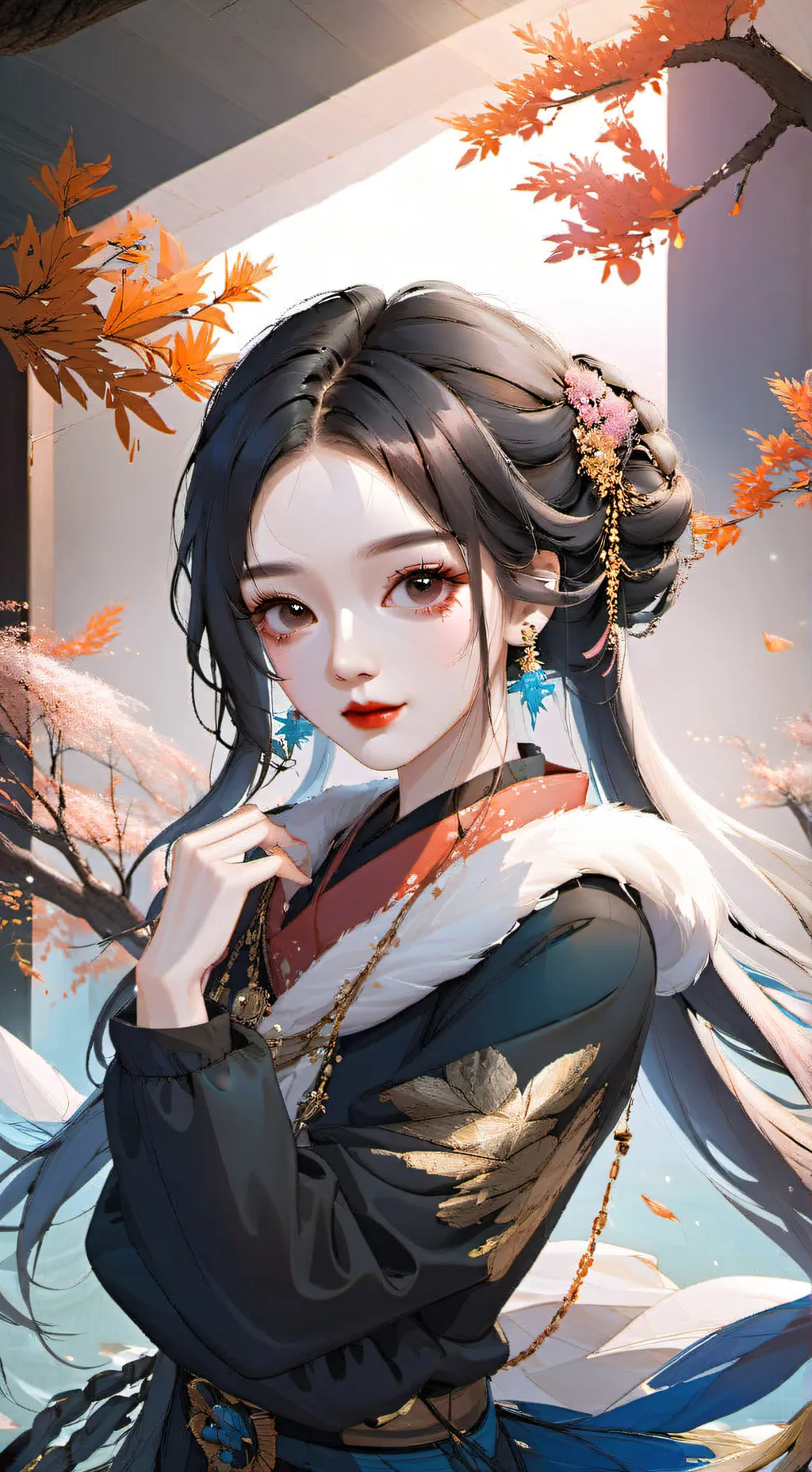 ai character: xiana  background