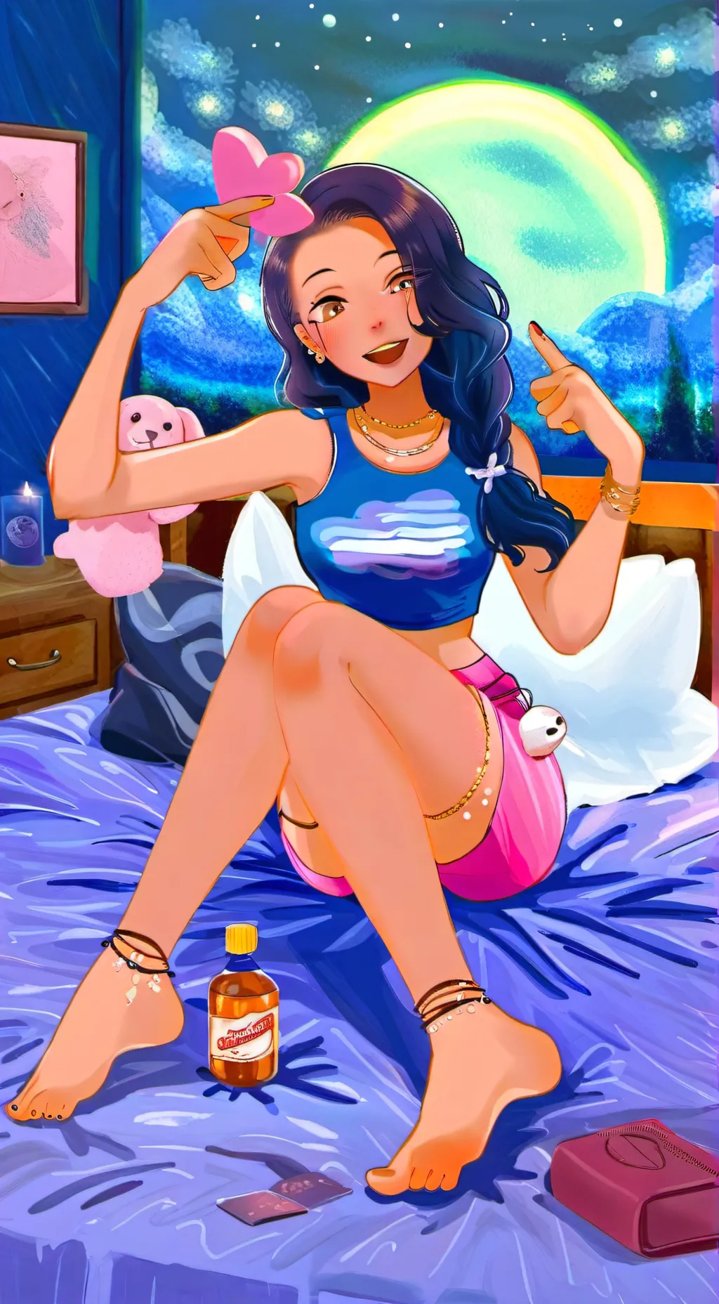 ai character: Fem boyfriend Luka background