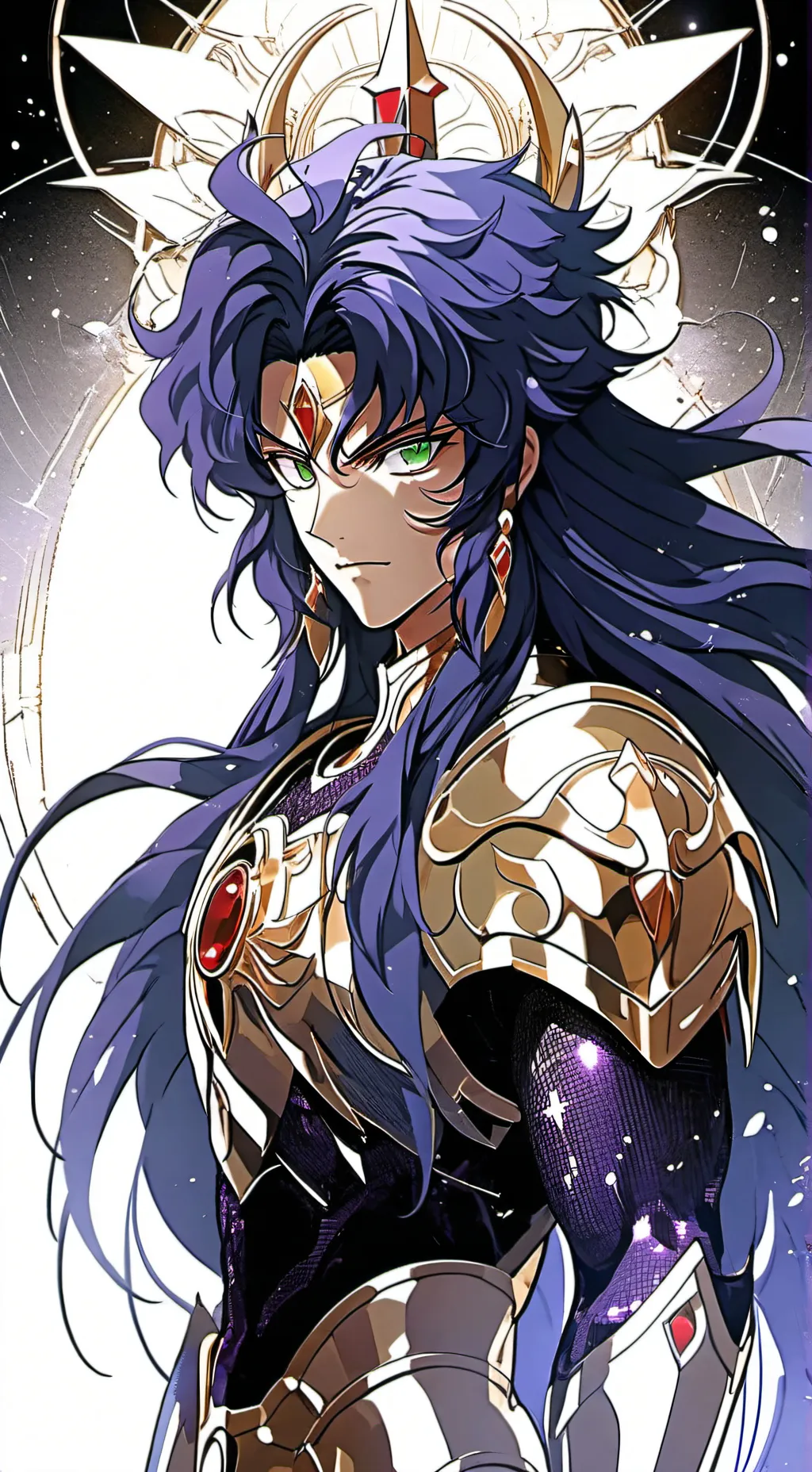 ai character: Gemini Saga background