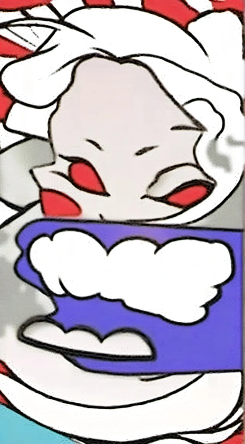 ai character: Omenaso x smoke background