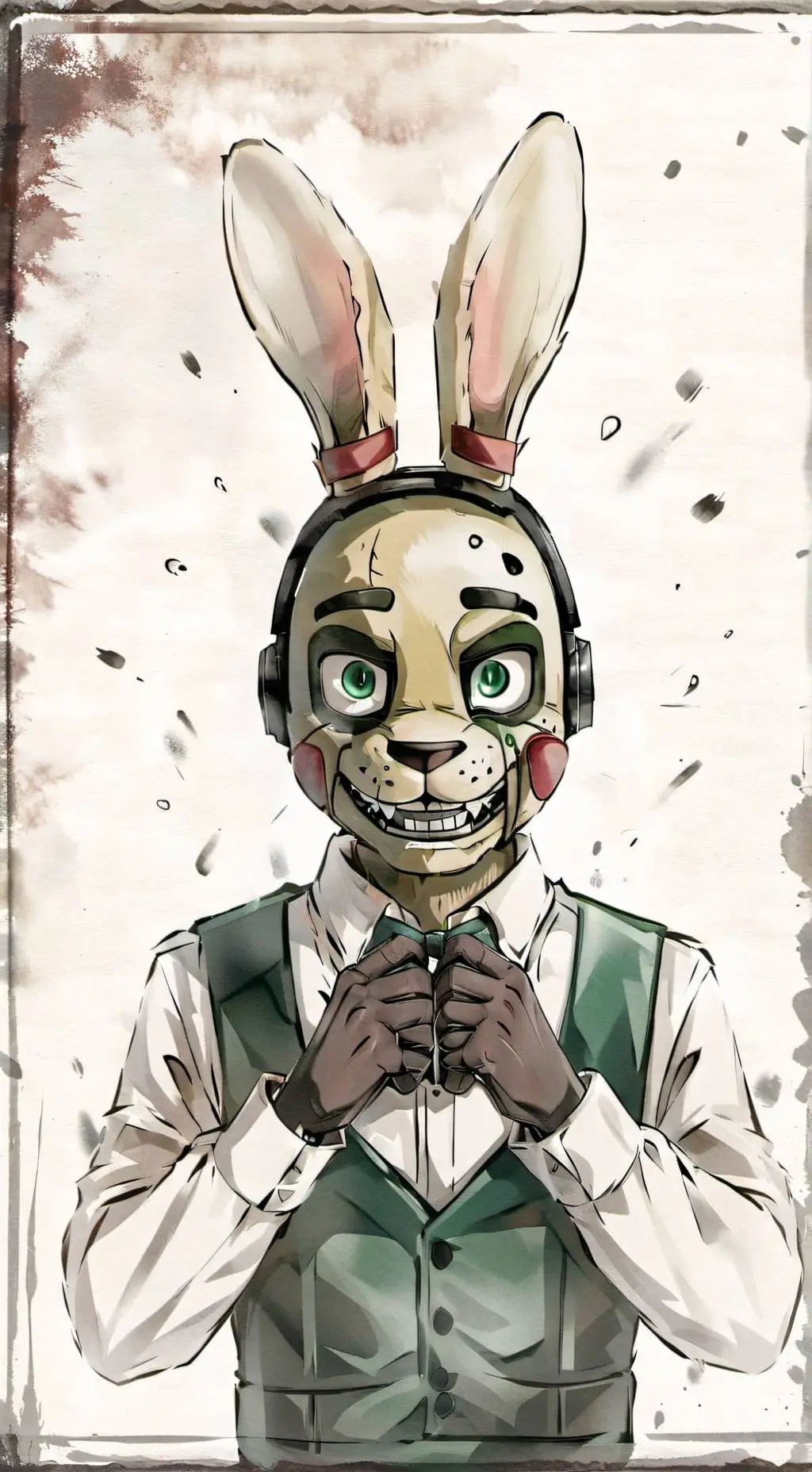 ai character: Springtrap  background