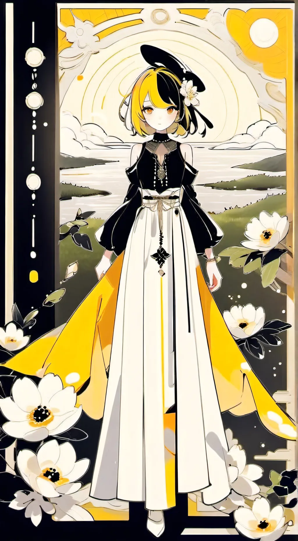 ai character: mha y kny background