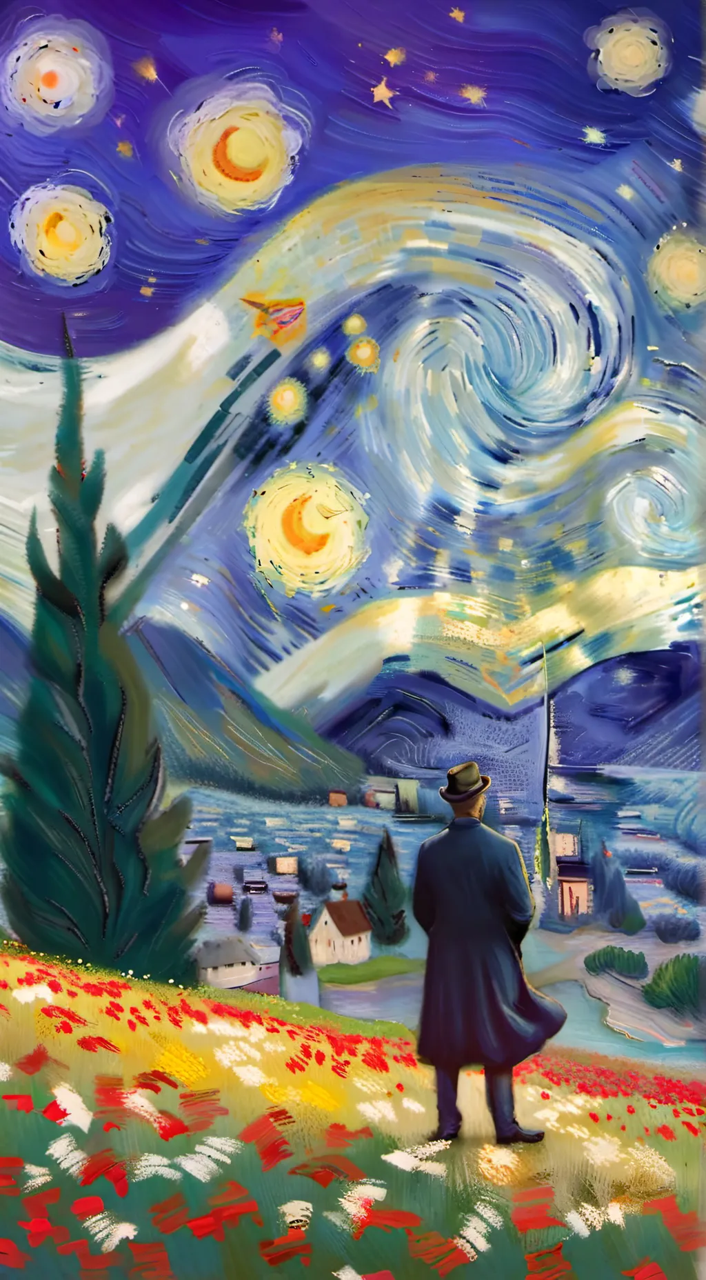 ai character: Salesman x y/n  background