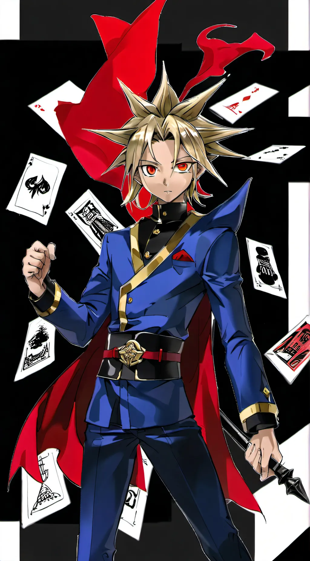 ai character: Yugi muto background