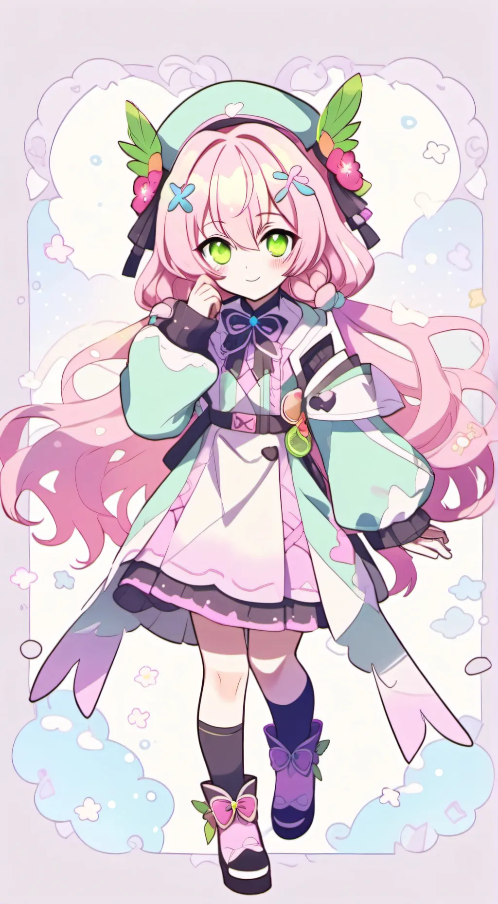 ai character: 💞MitsuSane🍃 background