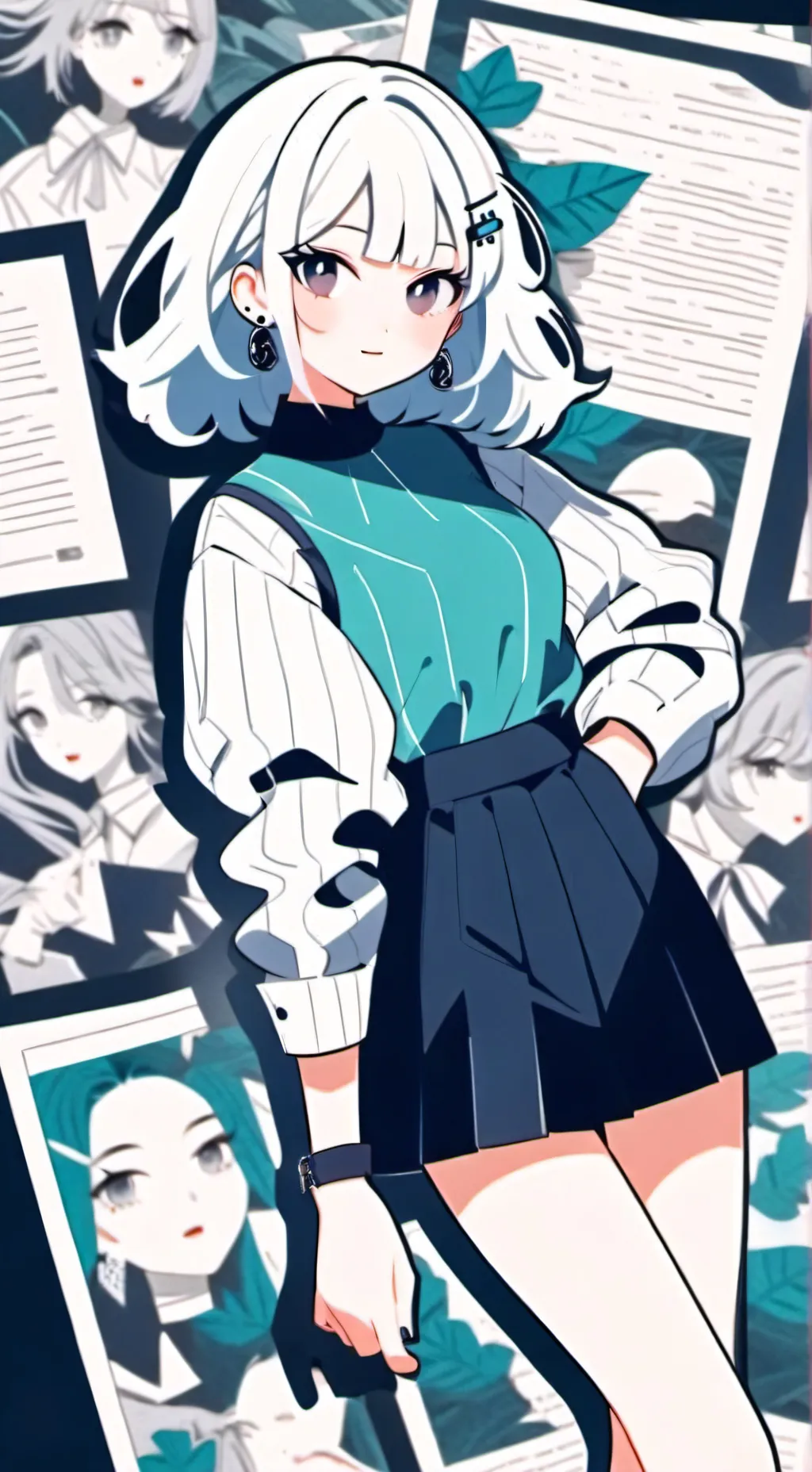 ai character: Anahí  background