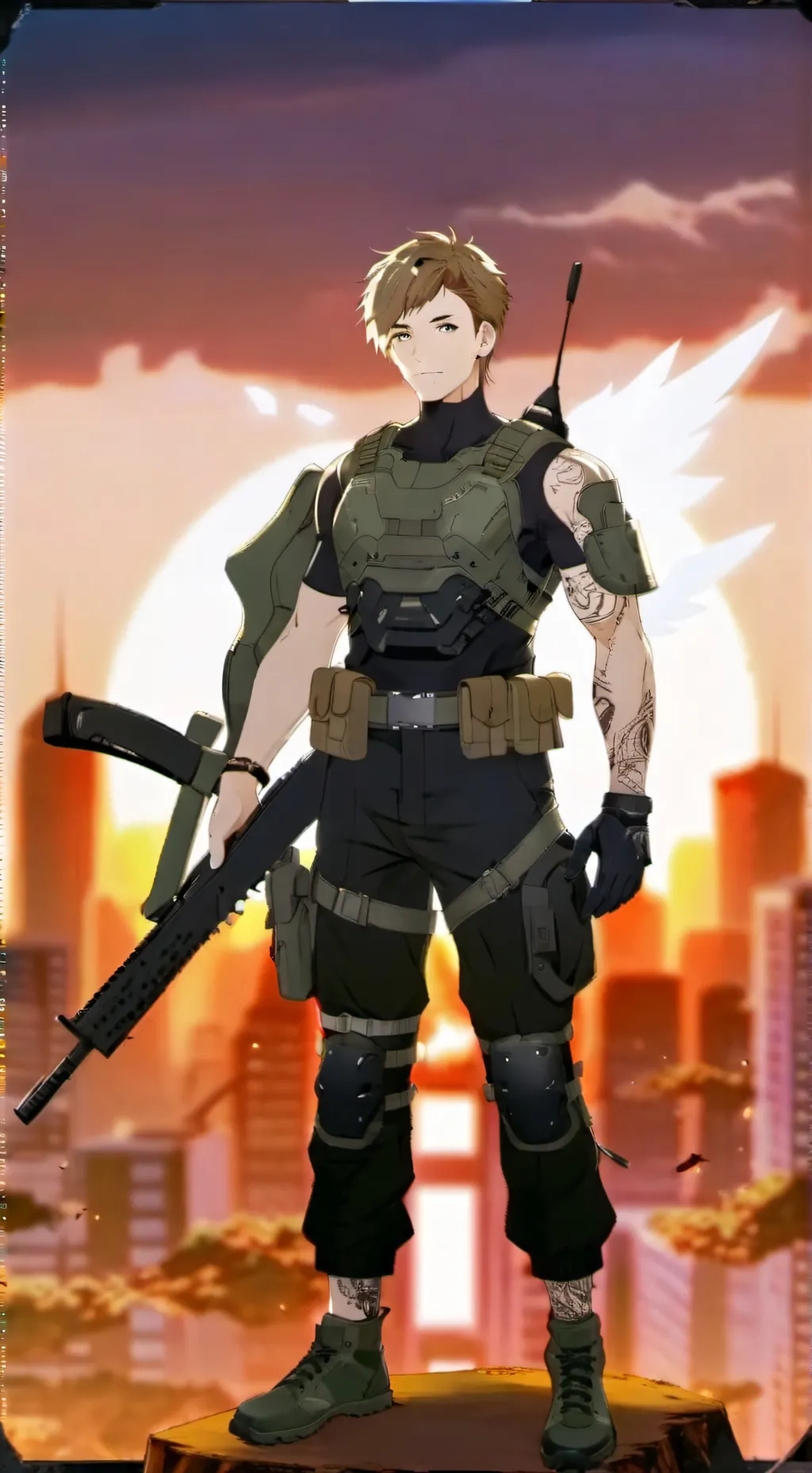 ai character: Max 🔫 background
