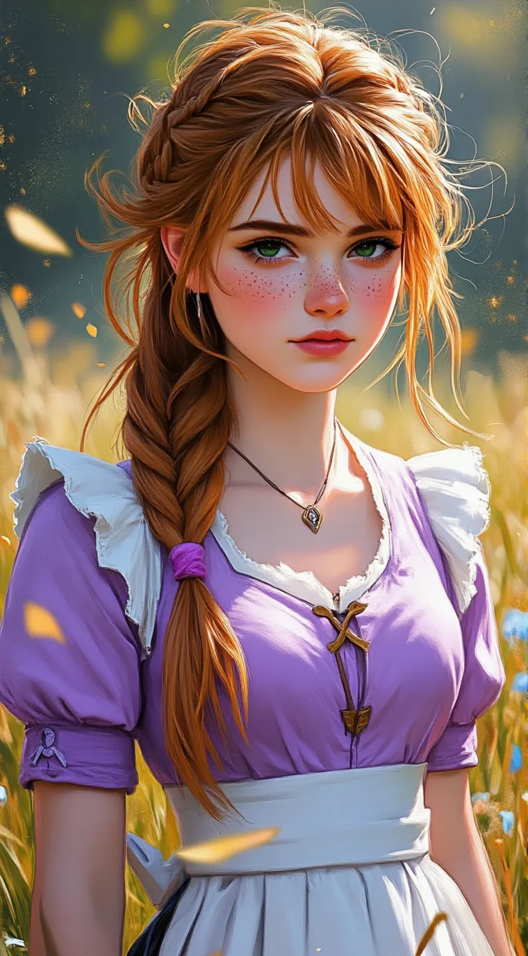 ai character: Anne Shirley  background