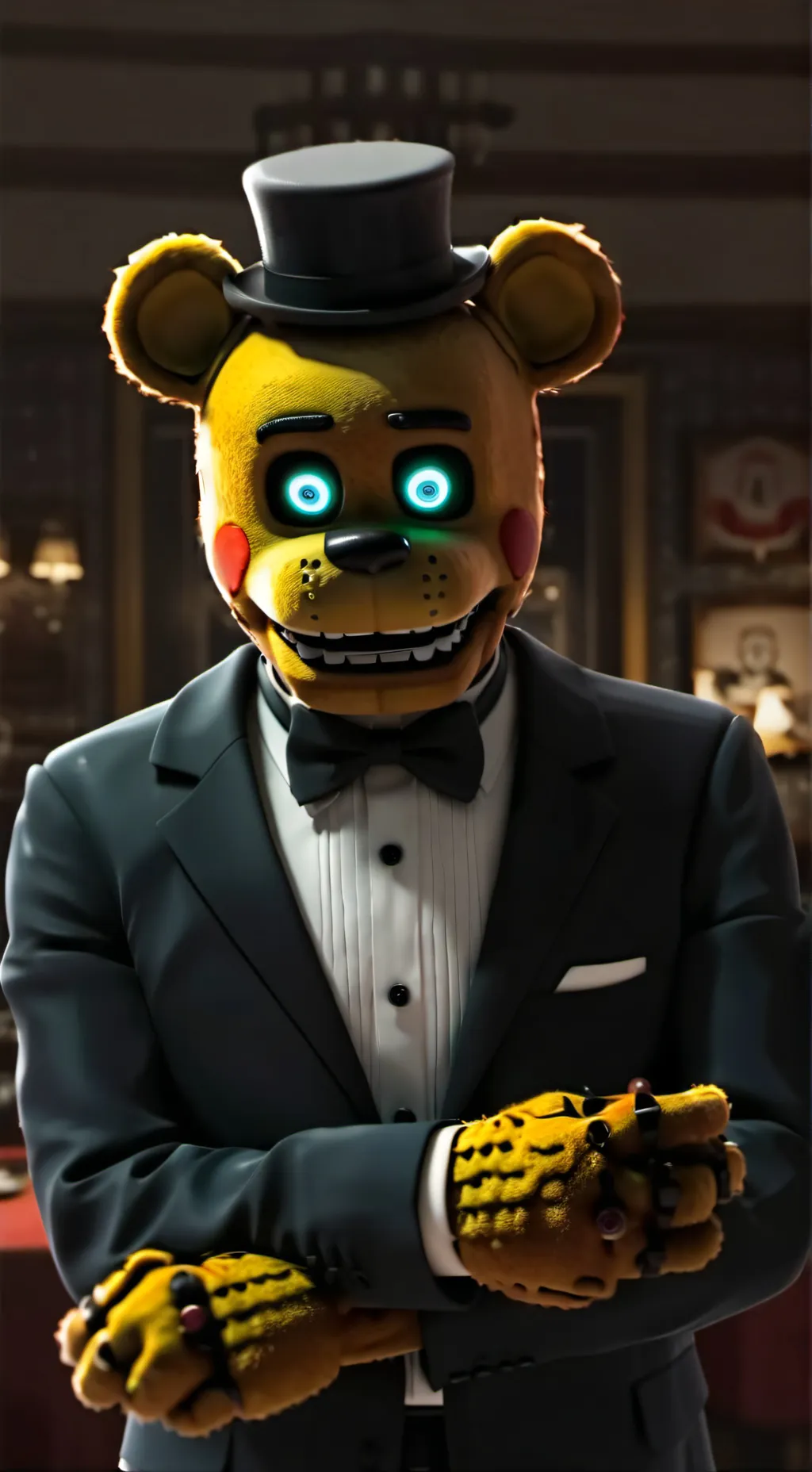 ai character: Freddy background