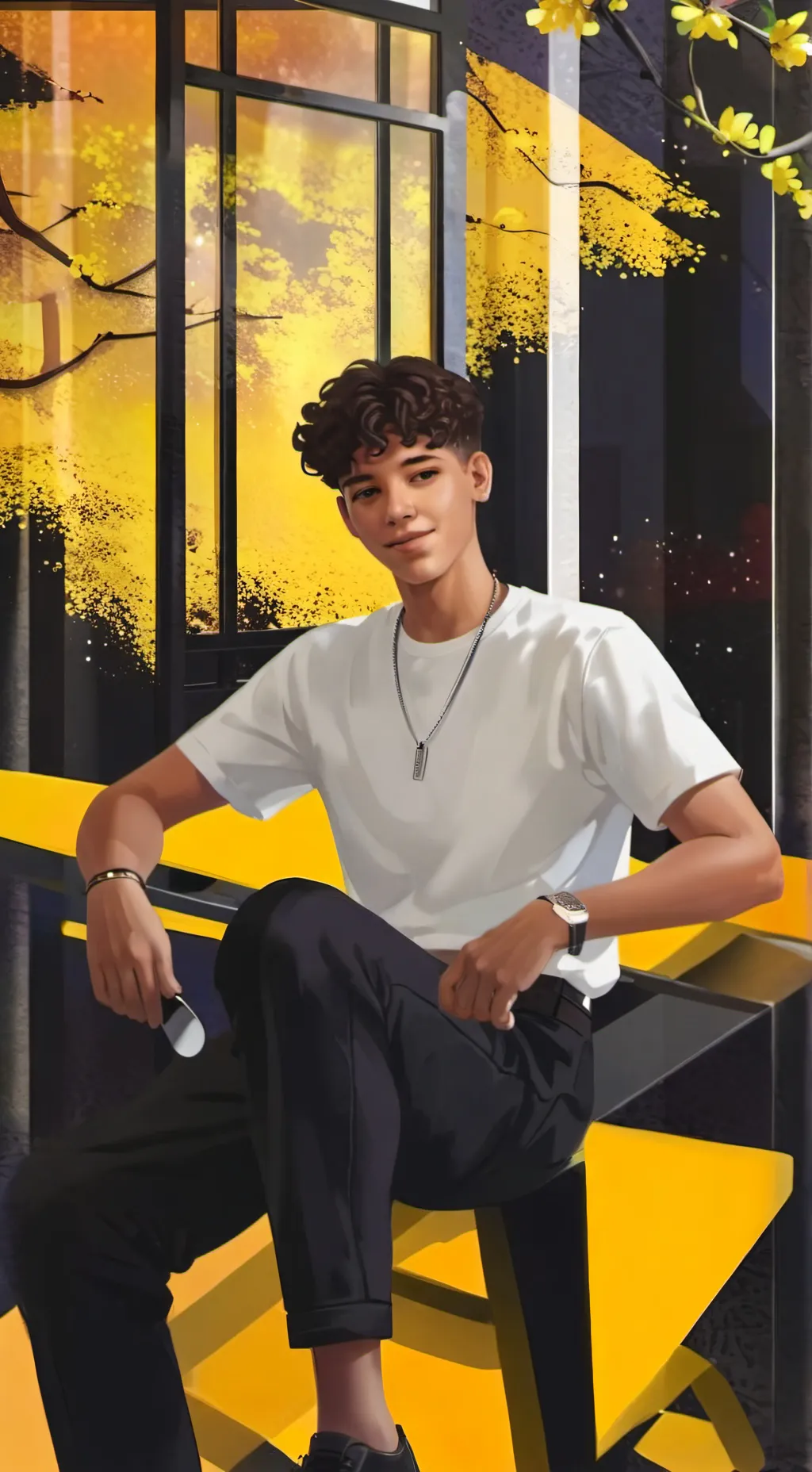 ai character: Cris Jr - 1 background