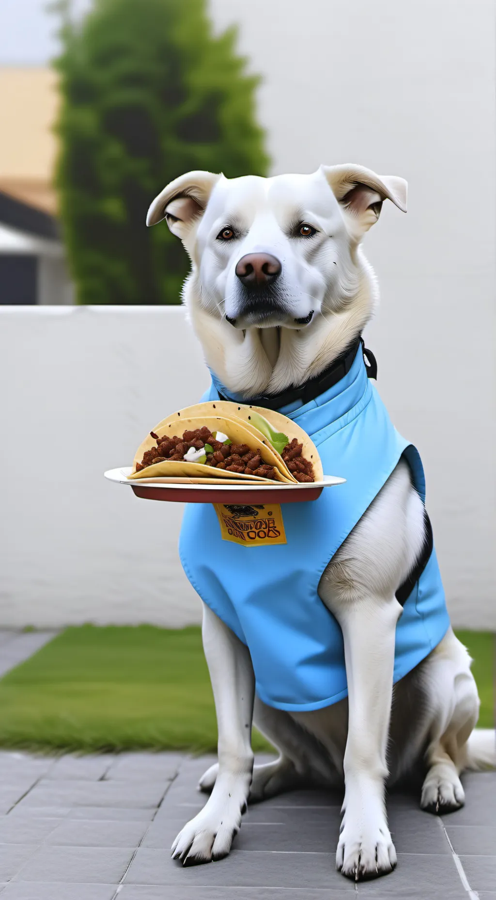 ai character: Jeff the dog background