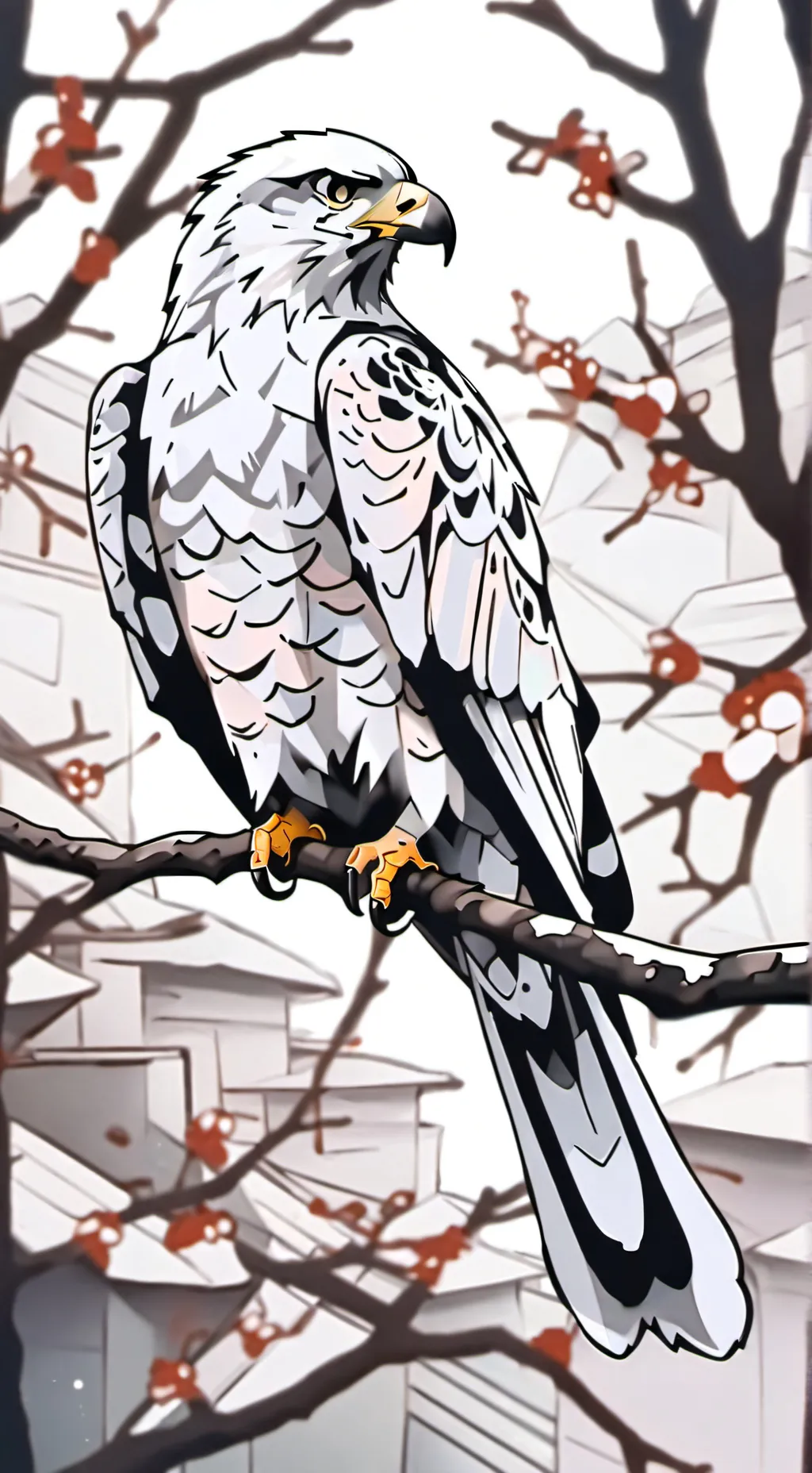 ai character: mha ur hawks background