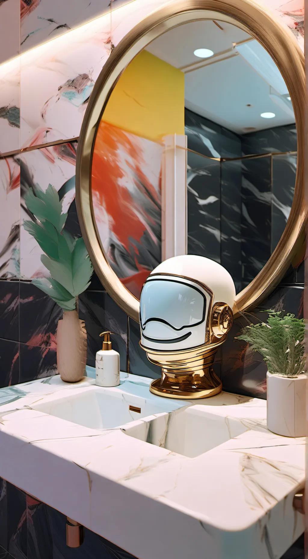 ai character: astro skibidi 🚽 background