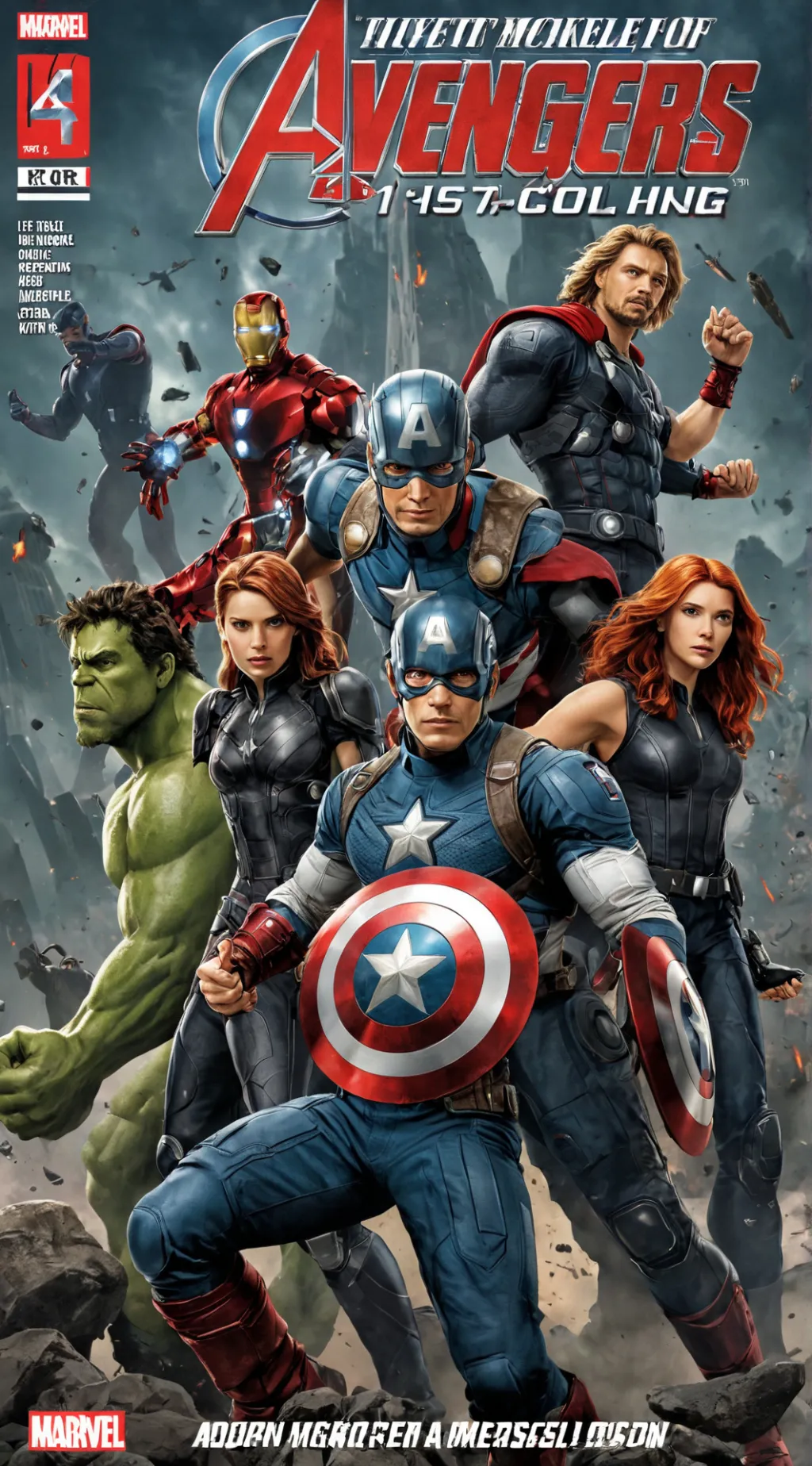 ai character: Avengers 2.0 background