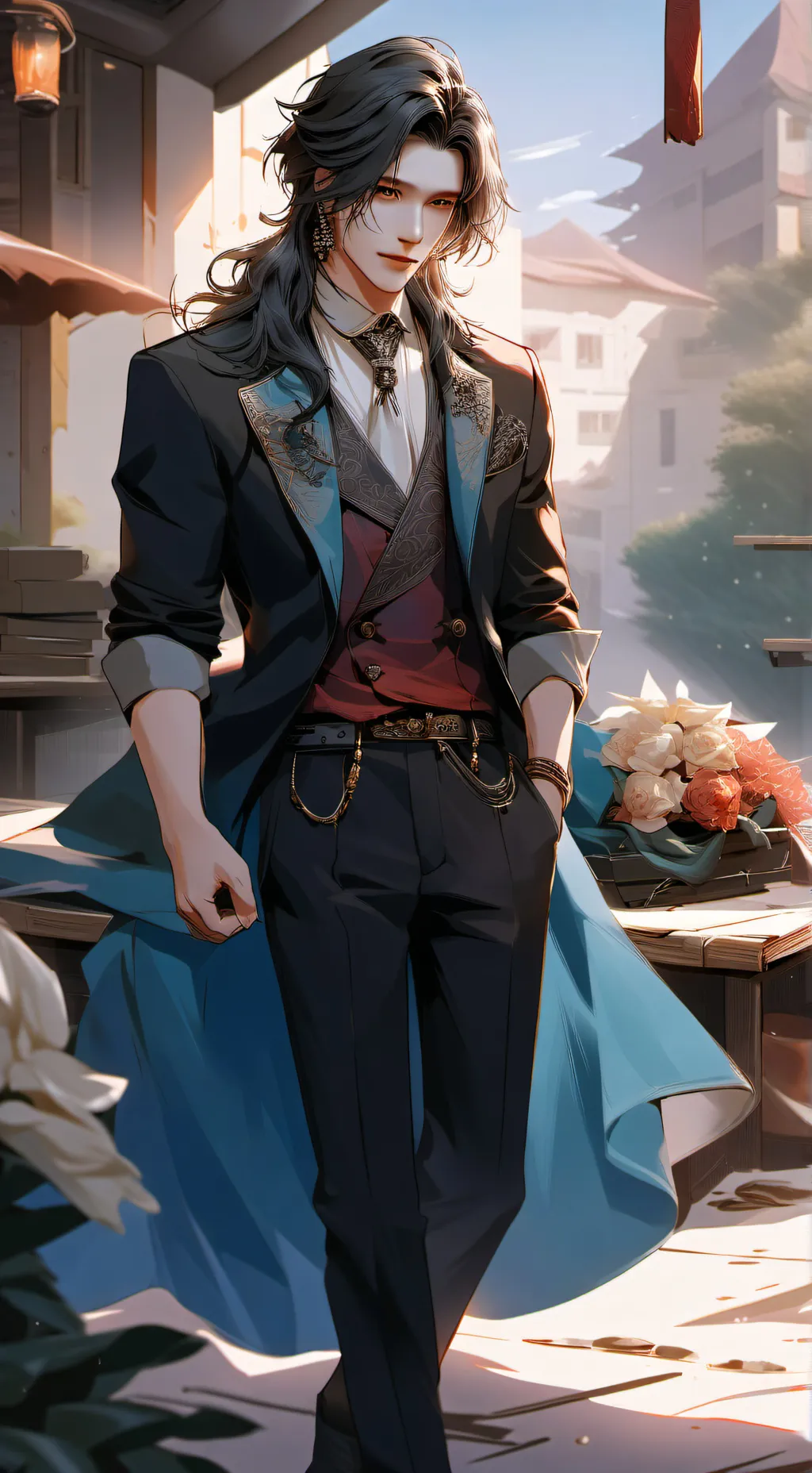 ai character: Leo Corleone background
